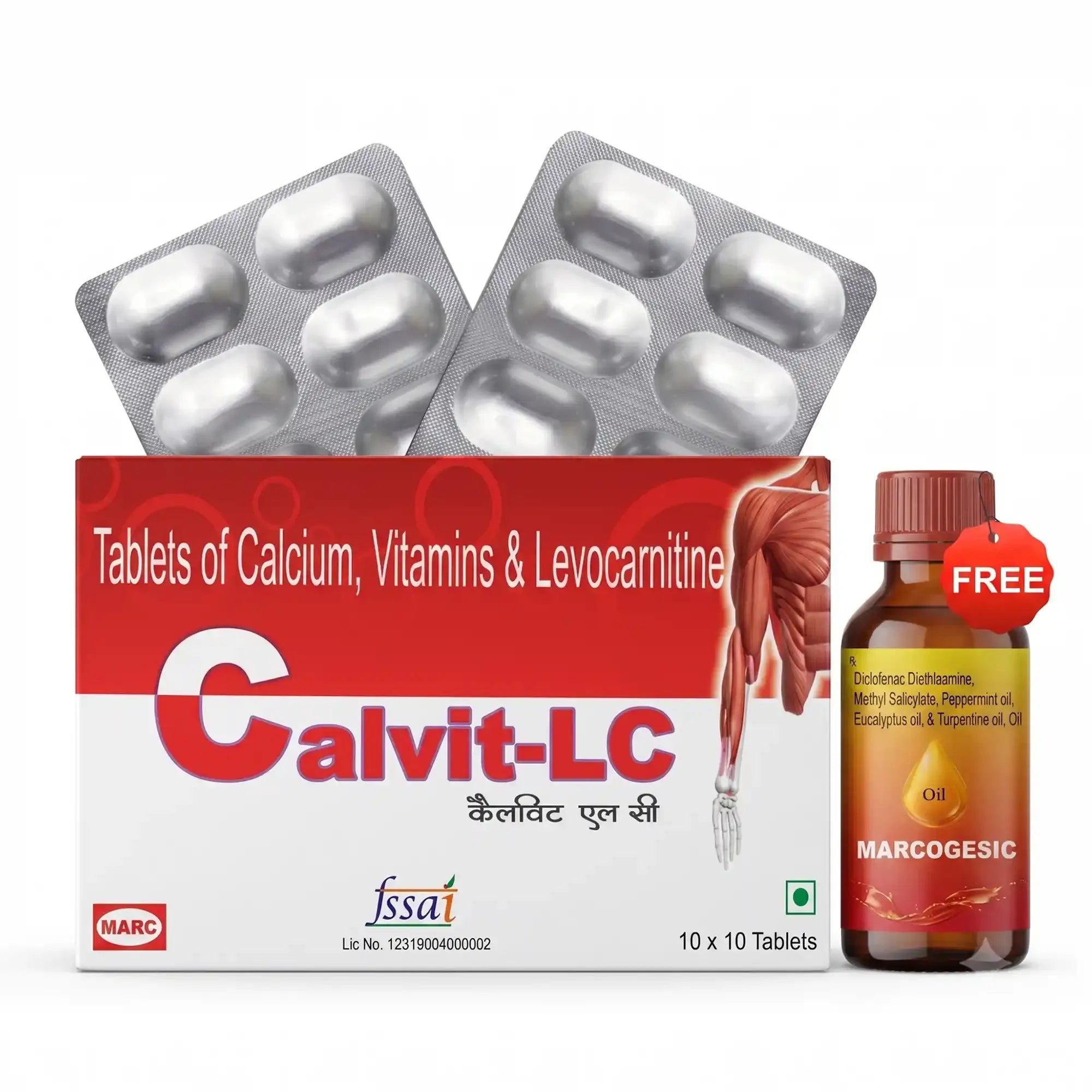 Calvit LC Tablet – Calcium & Vitamin D3 Supplement for Bone Health
