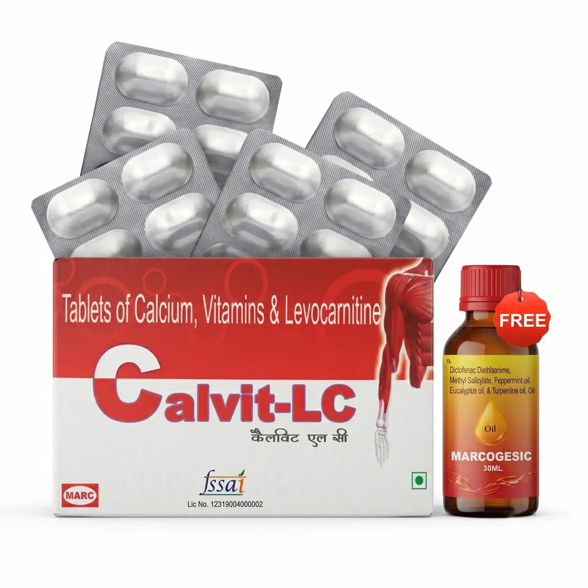 Calvit LC Tablet – Calcium & Vitamin D3 Supplement for Bone Health