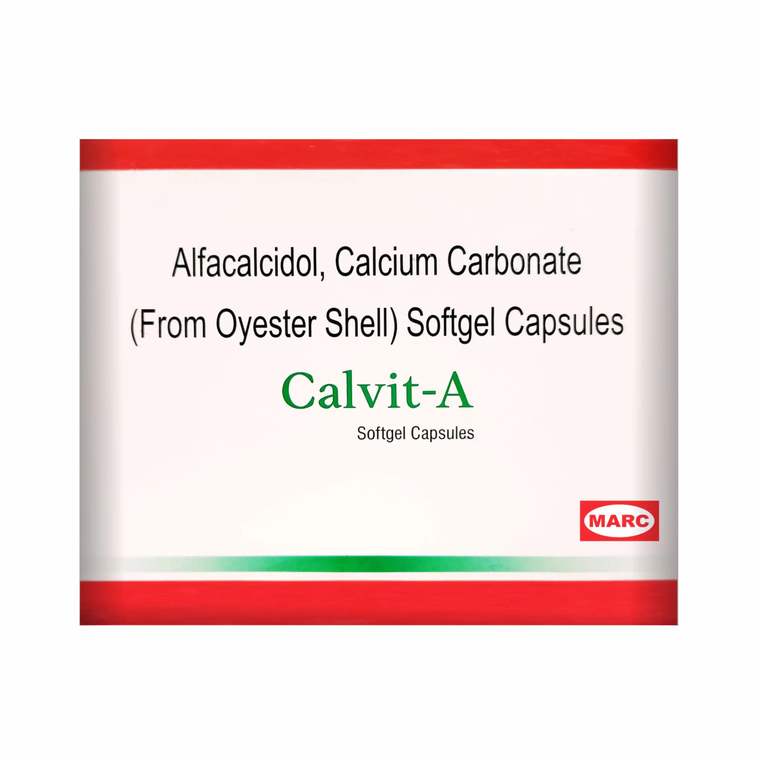 Calvit A Capsule – Alfacalcidol for Bone Mass, Calcium Disorder & Nerve Health