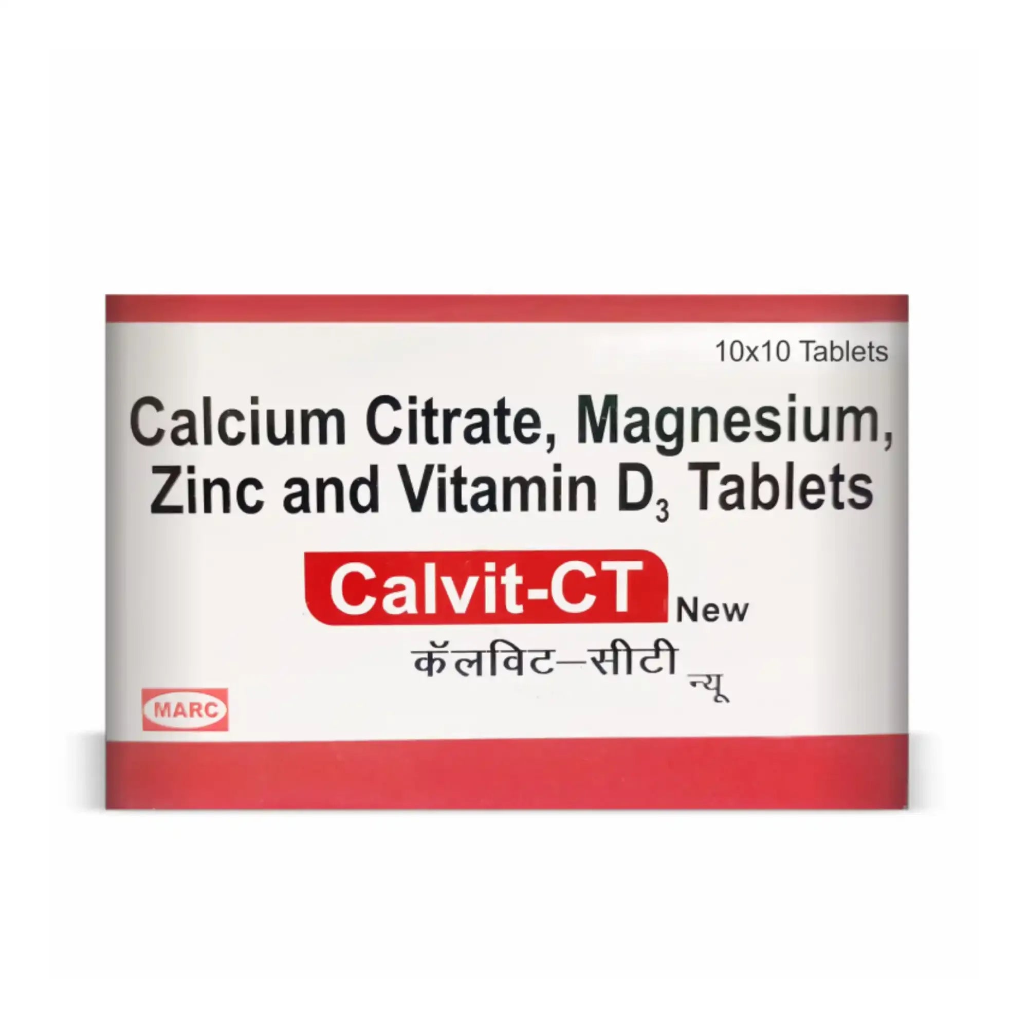 Calvit CT Tablet – Calcium with Zinc & Magnesium for Bone Growth & Immunity