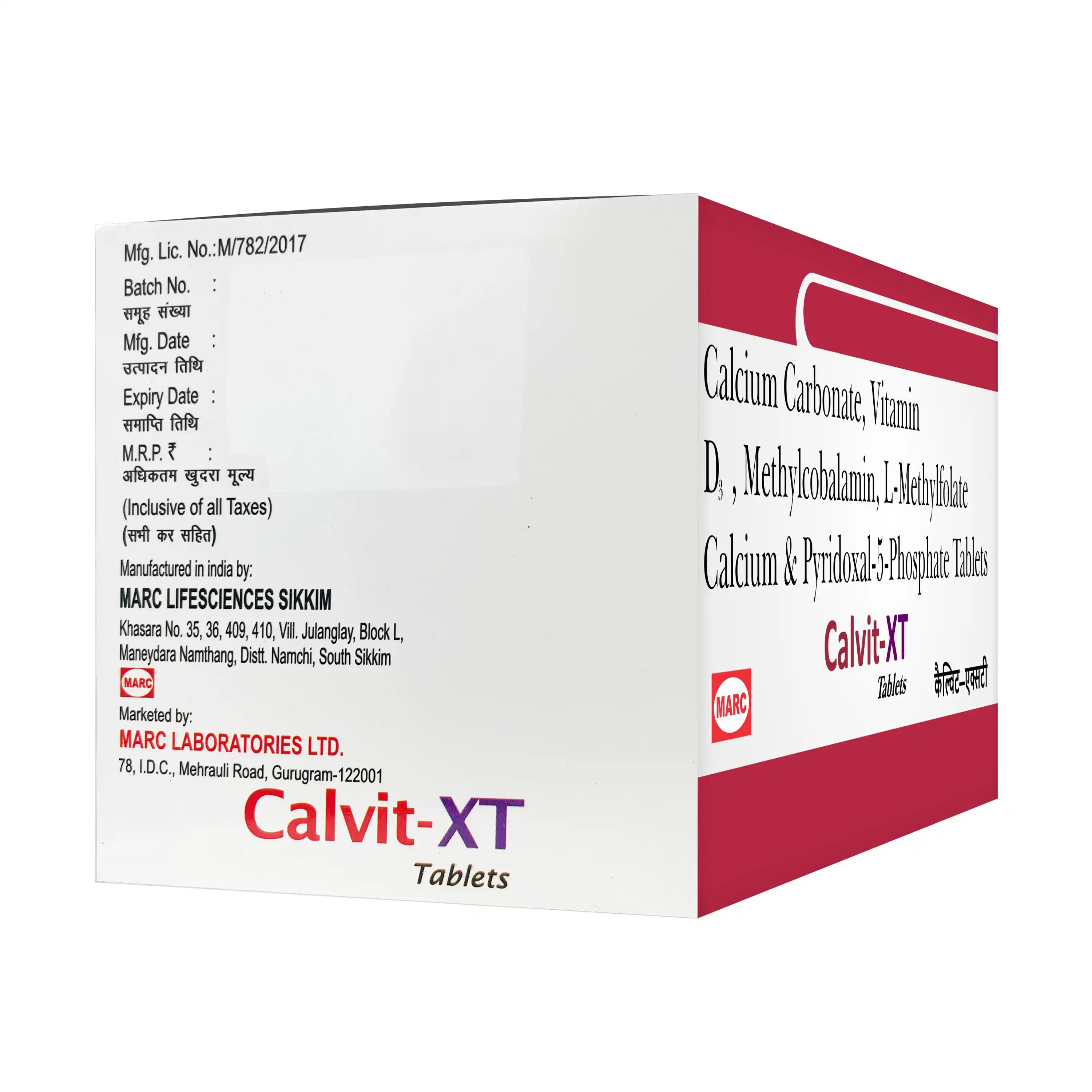 Calvit XT Tablet – Calcium & Vitamin D3 Supplement for Bone Strength