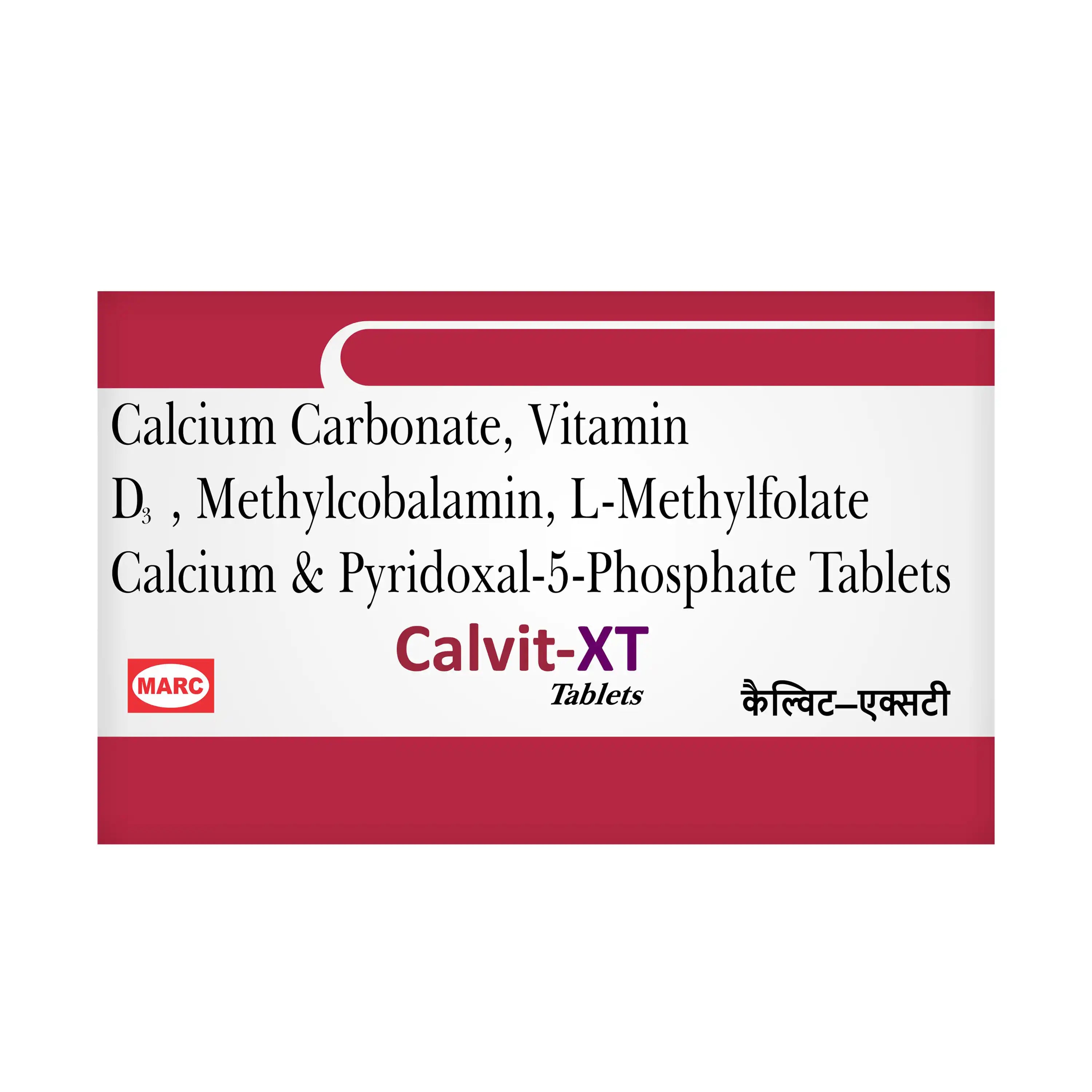 Calvit XT Tablet – Calcium & Vitamin D3 Supplement for Bone Strength