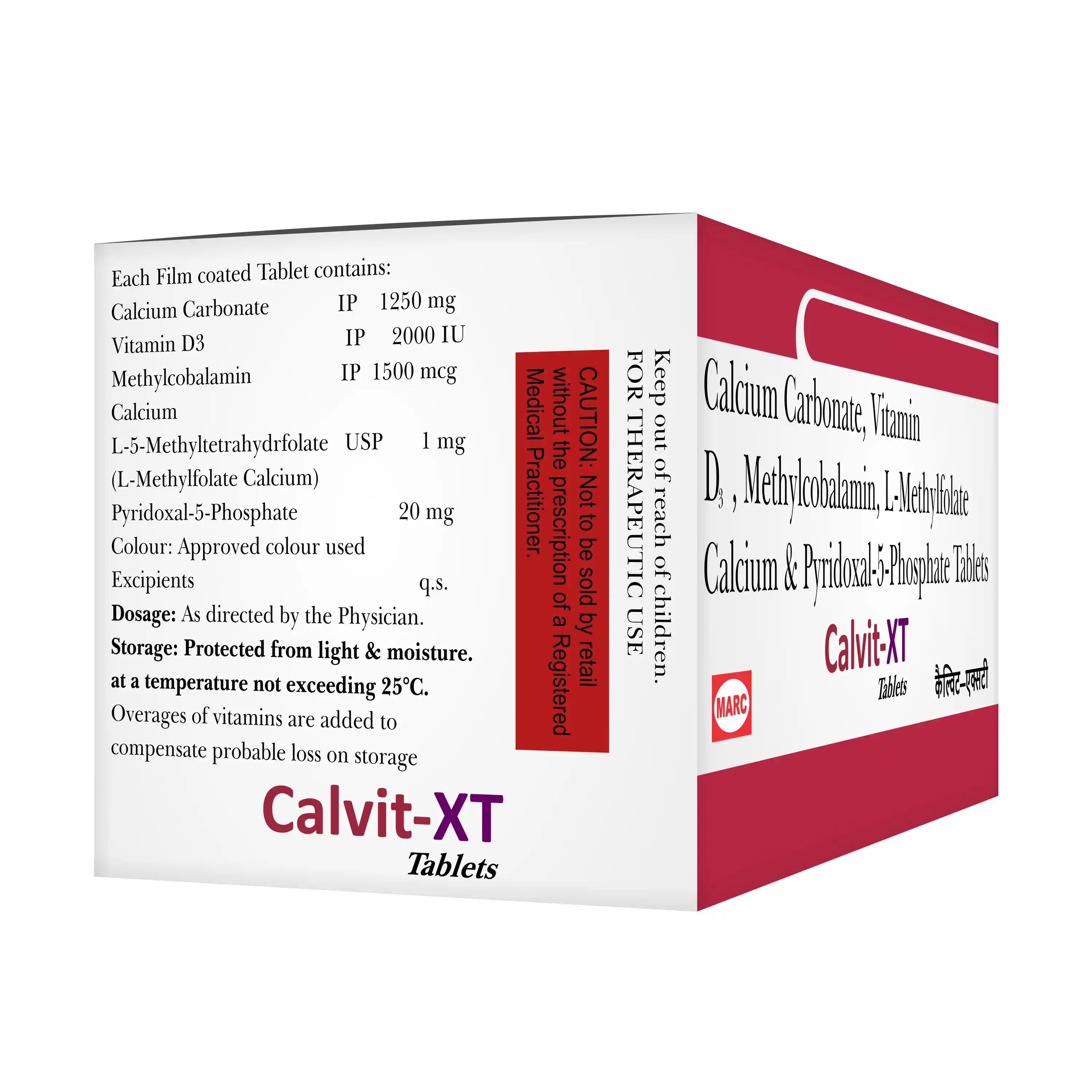 Calvit XT Tablet – Calcium & Vitamin D3 Supplement for Bone Strength