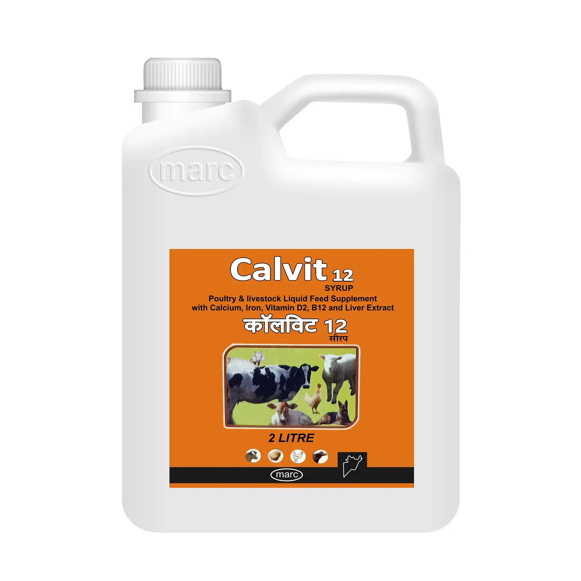Calvit-12 Calcium & Vitamin B12 Syrup 5 Litre – Large Farm Mineral Supplement for Herd Use