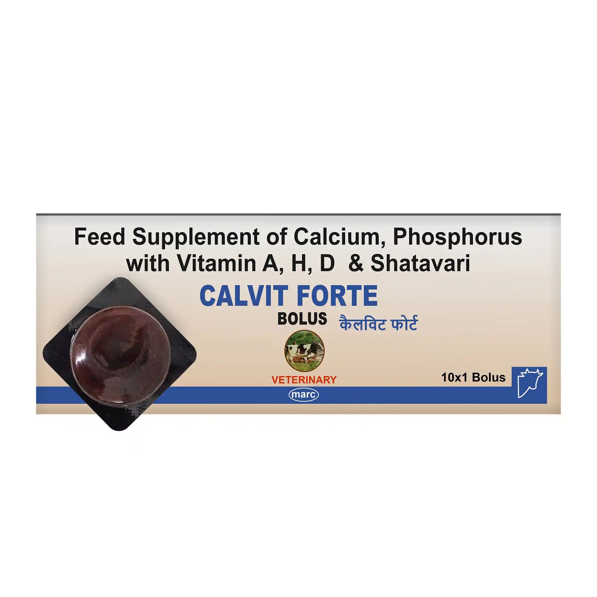 Calvit Forte Veterinary Calcium, Phosphorus & Mineral Bolus – Bone Health & Deficiency in Livestock