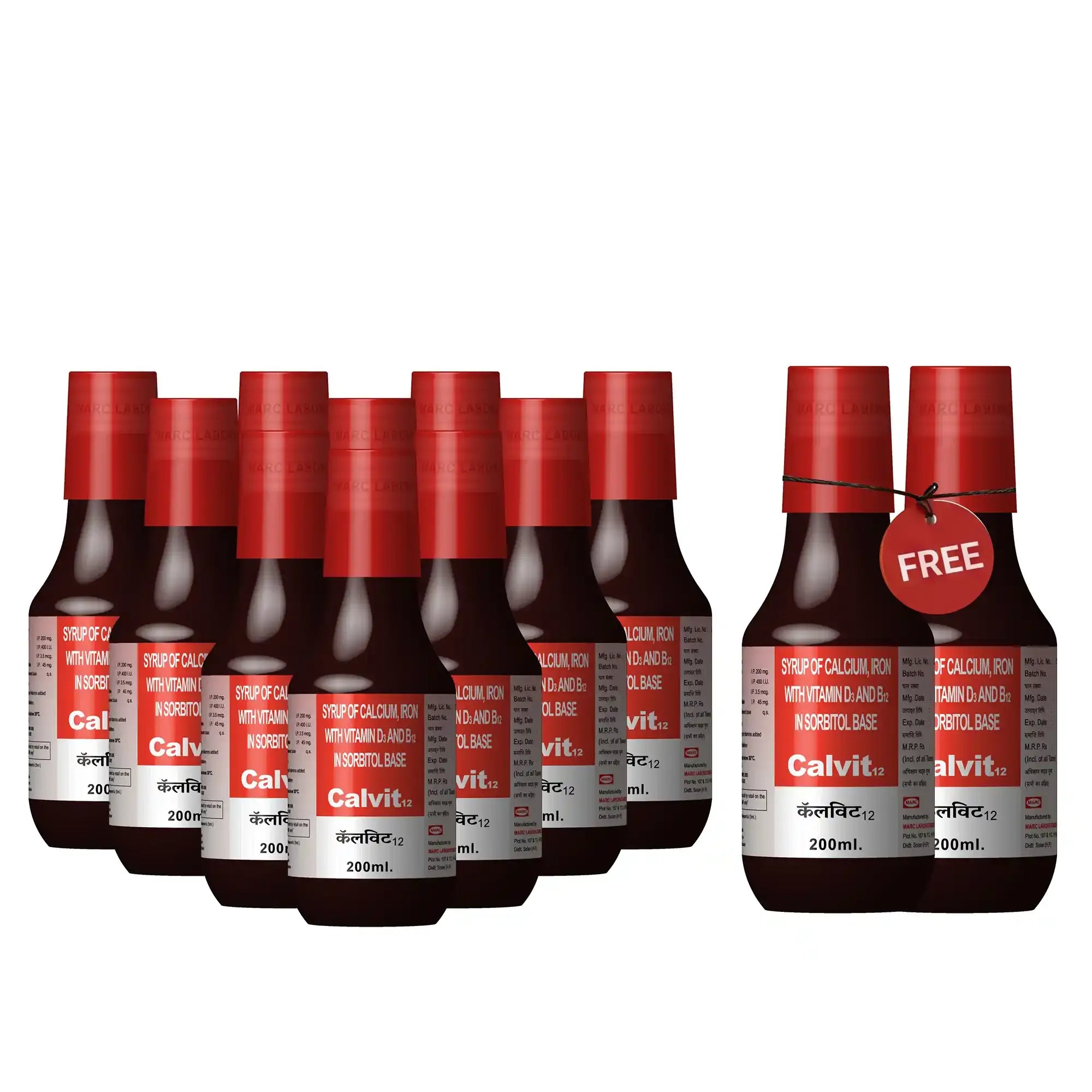 Calvit 12 Syrup 500ml – Veterinary Calcium and Vitamin B12 Supplement
