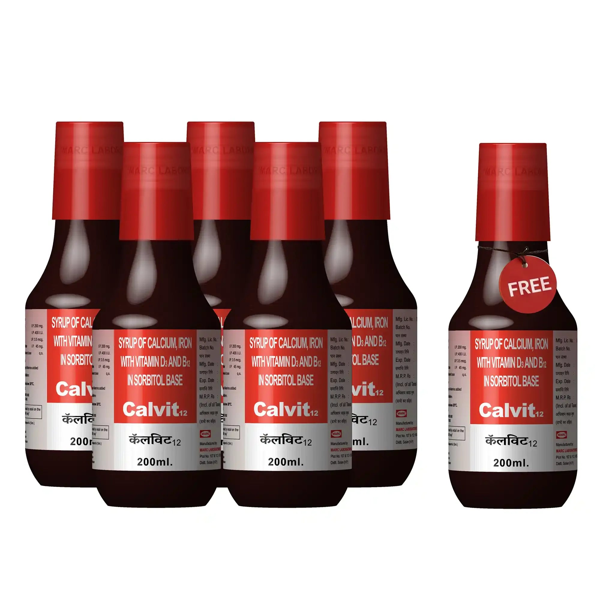 Calvit 12 Syrup 500ml – Veterinary Calcium and Vitamin B12 Supplement