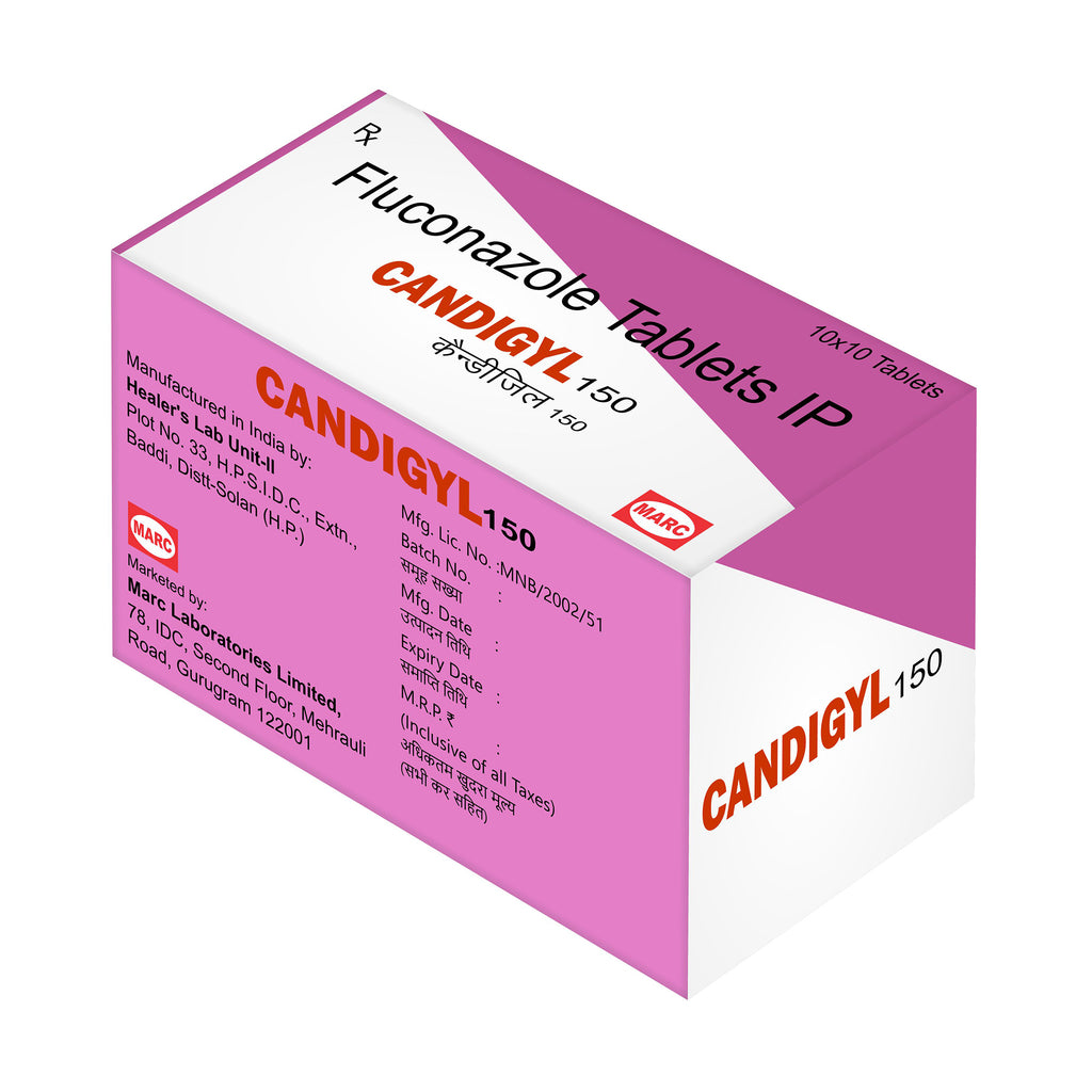 Candigyl-150 Fluconazole 150mg Tablet – Vaginal, Oral & Systemic Fungal Infection Treatment