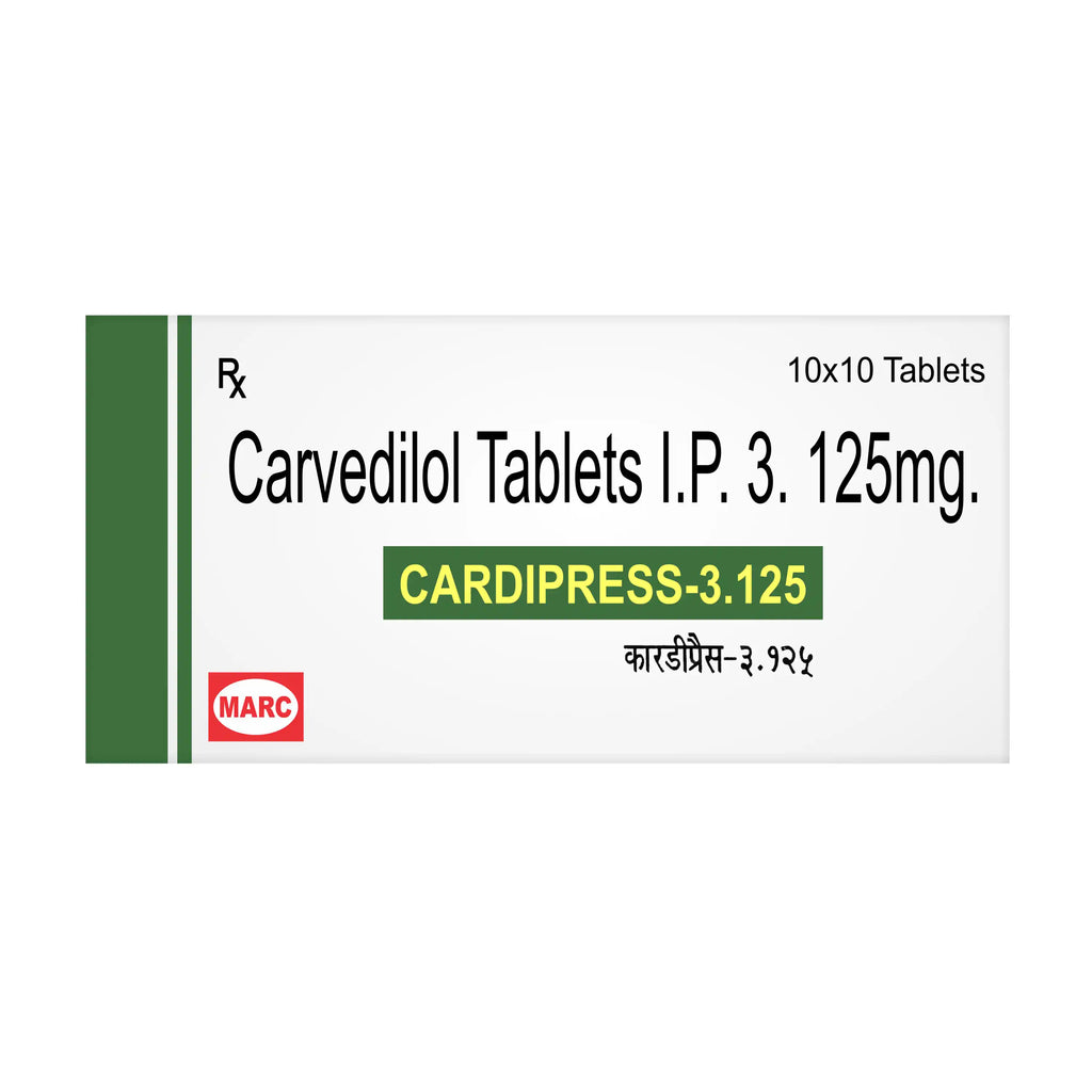 Cardipress Metoprolol Tablet – High Blood Pressure, Angina & Heart Rate Control