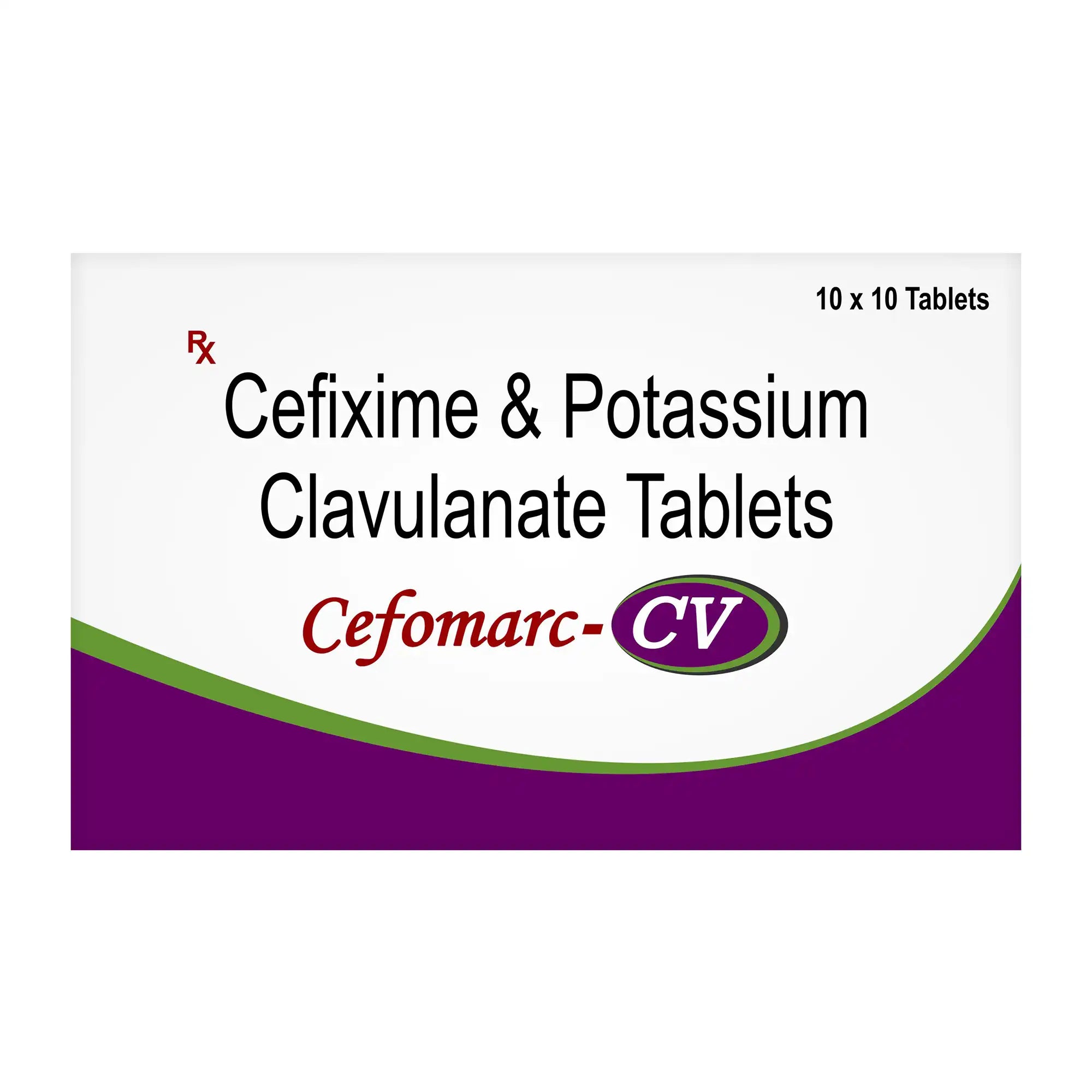 Cefomarc CV Cefpodoxime & Clavulanate Tablet – Antibiotic-Resistant Bacterial Infection Treatment