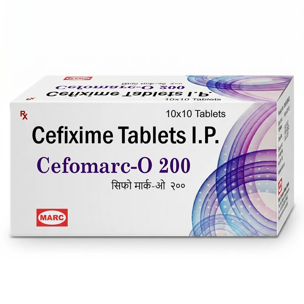 Cefomarc-O 200 Cefpodoxime & Ofloxacin Tablet – UTI, Respiratory & Skin Infection Treatment
