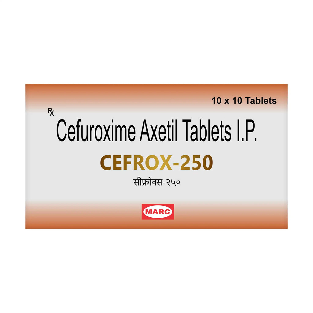 Cefrox-250 Cefuroxime Axetil Tablet – Broad-Spectrum Antibiotic for Mild to Moderate Infections