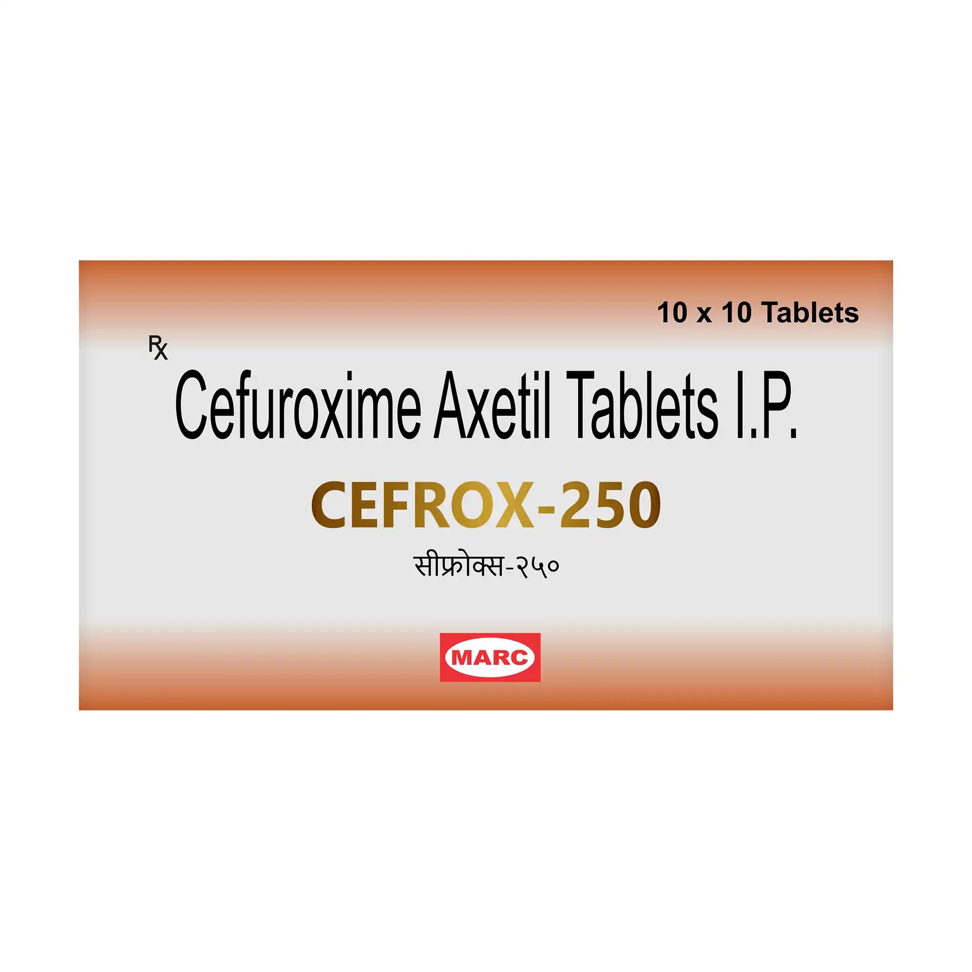 Cefrox-250 Cefuroxime Axetil Tablet – Broad-Spectrum Antibiotic for Mild to Moderate Infections