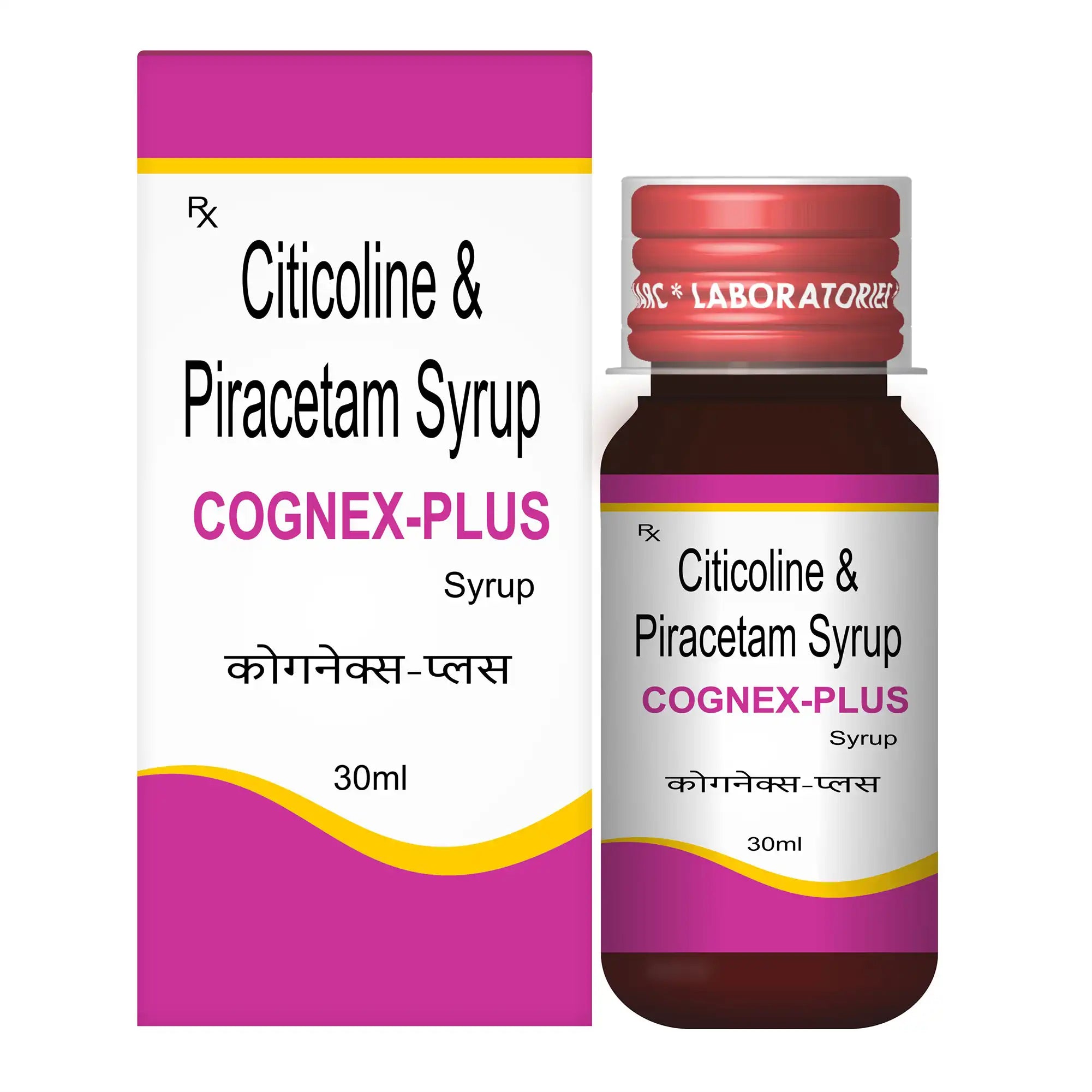 Cognex Brain Health Syrup – Piracetam & Citicoline for Memory & Cognitive Support