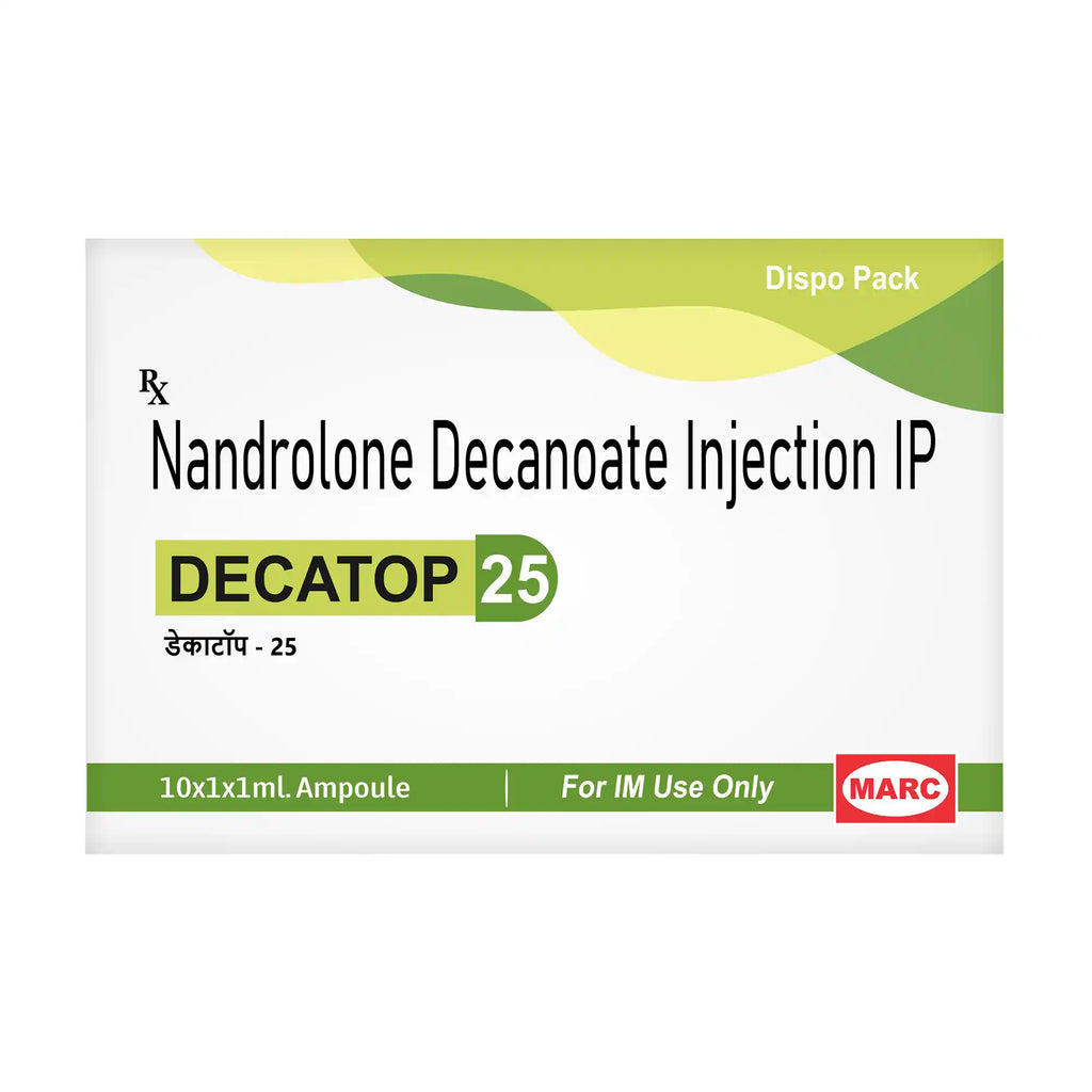 Decatop-25 Nandrolone Decanoate 25mg Injection – Anaemia, Bone Strength & Muscle Recovery