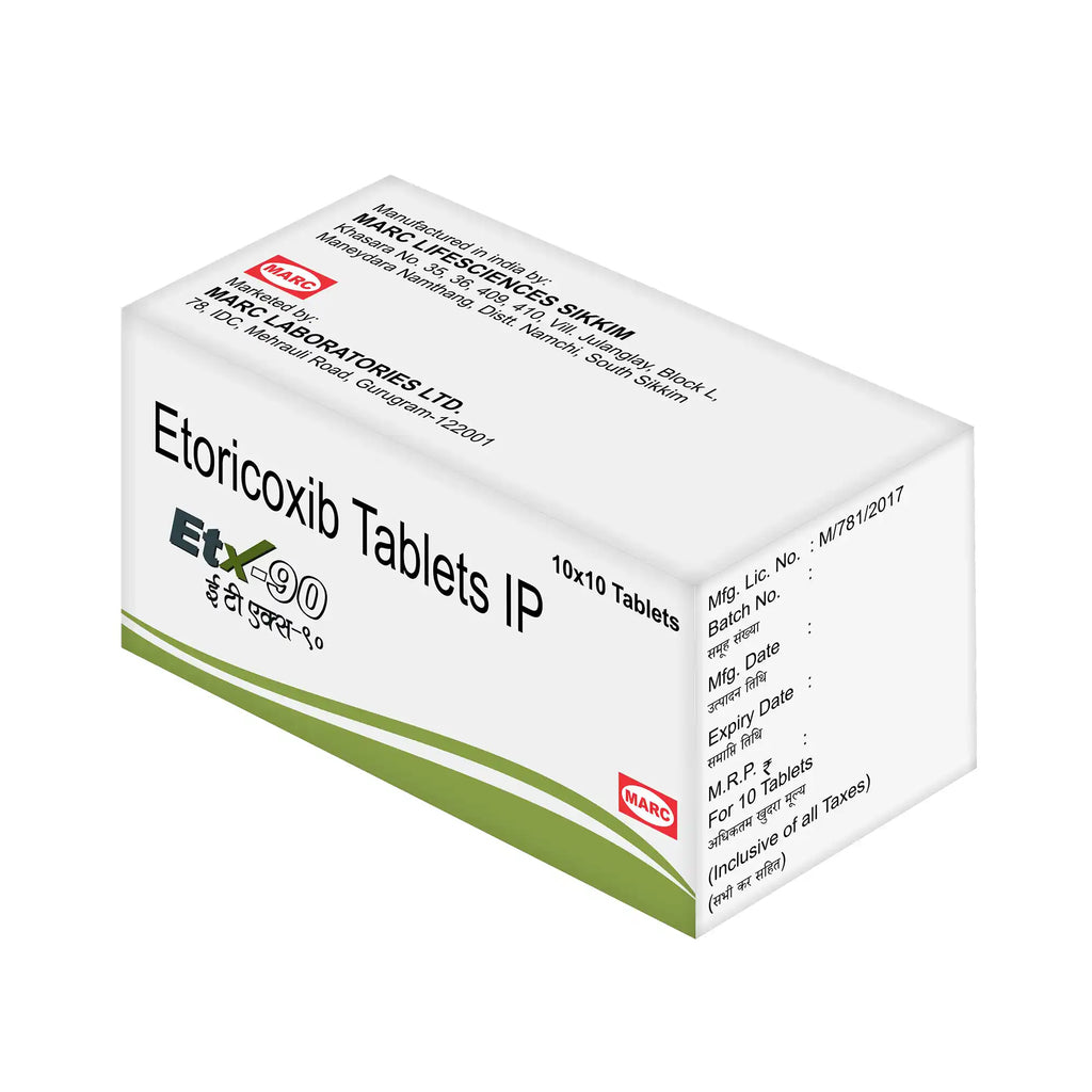 ETX-90 Etoricoxib 90mg Tablet – Rheumatoid Arthritis & Chronic Joint Pain Relief