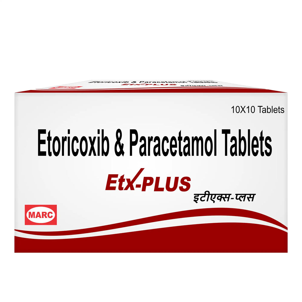 ETX Plus Etoricoxib & Thiocolchicoside Tablet – Arthritis, Back Pain & Muscle Spasm Relief