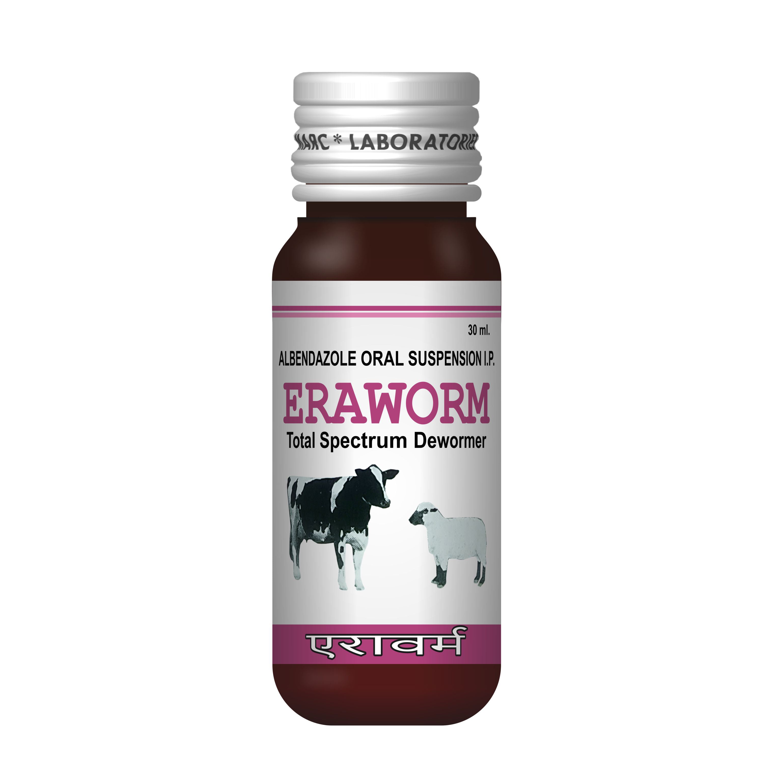 Eraworm Suspension 30ml – Broad-Spectrum Dewormer for Livestock & Farm Animals ( Pack of 5)