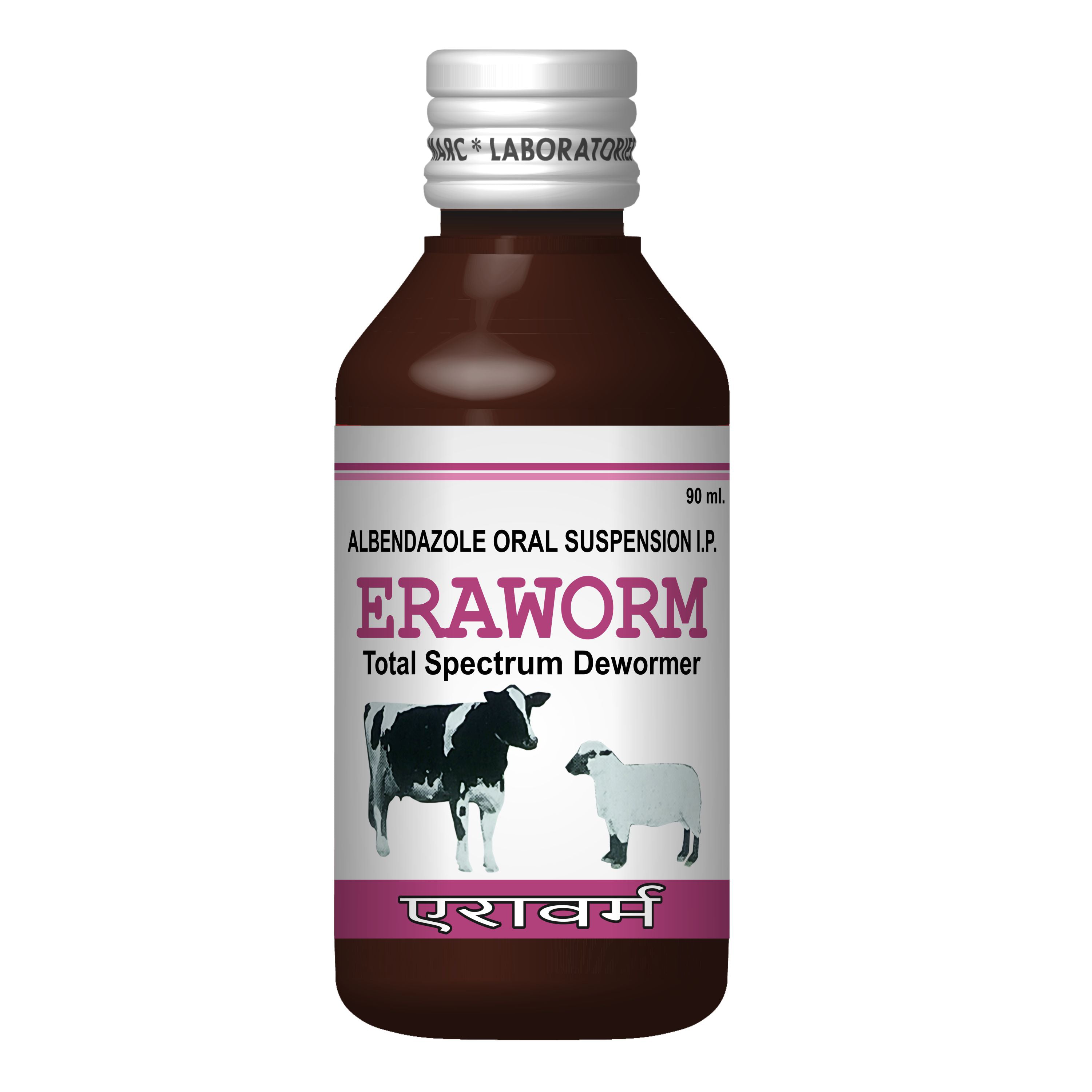 Eraworm Suspension 90ml – Broad-Spectrum Dewormer for Livestock & Farm Animals (Pack of 4)