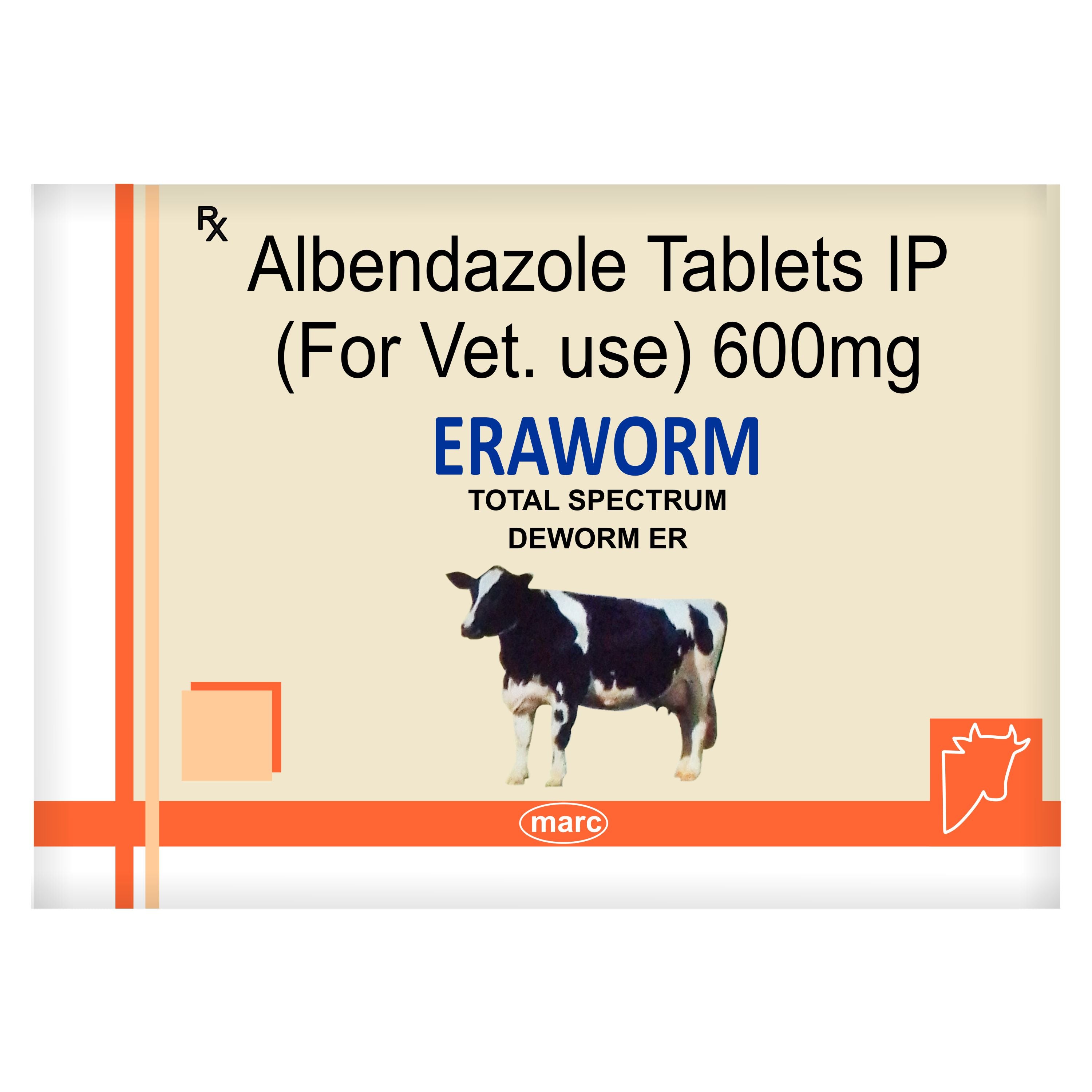 Marc Eraworm Bolus – Broad-Spectrum Veterinary Dewormer for Cattle, Buffaloes, Sheep & Goats