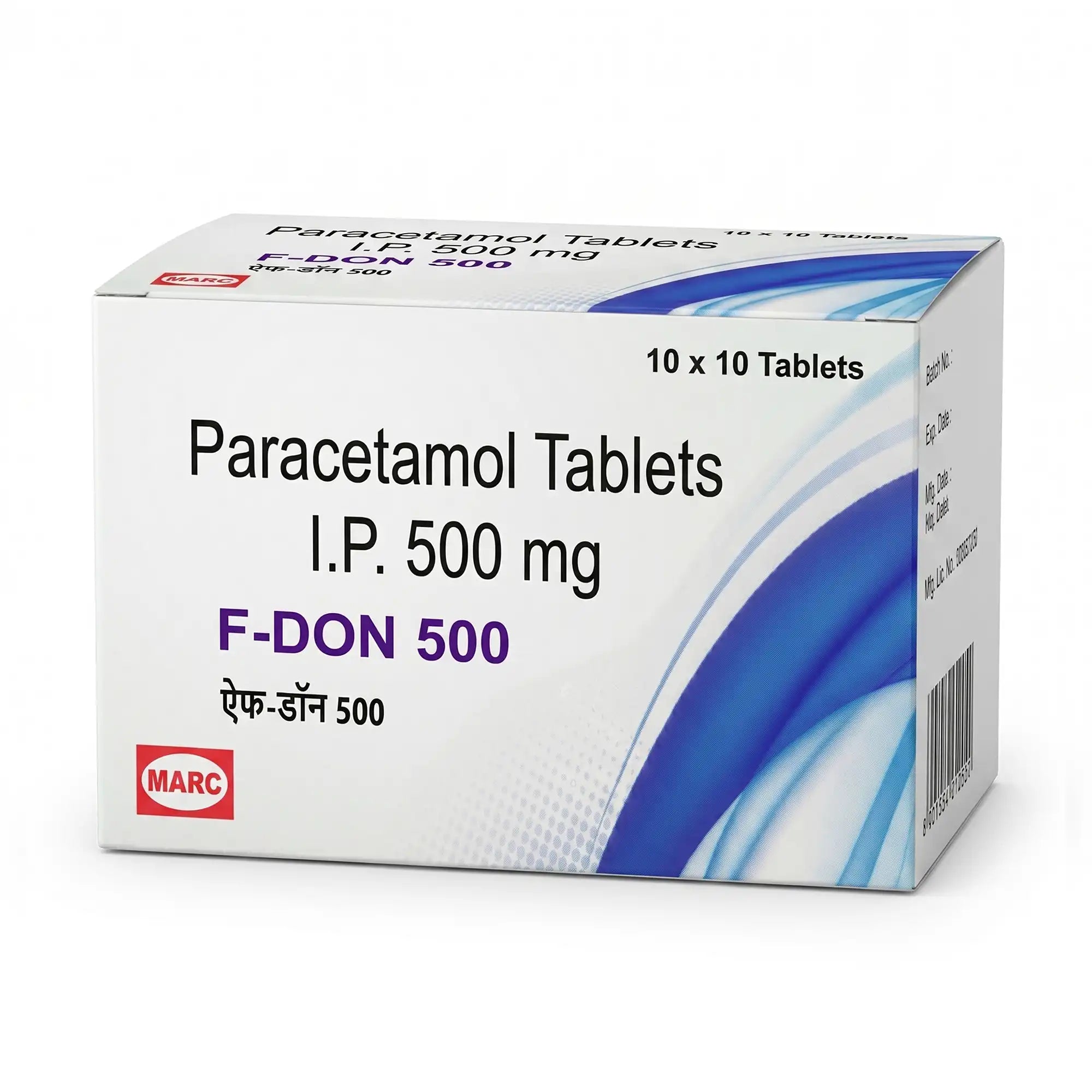 F-Don 500 Paracetamol Tablet – Fever, Headache & Body Pain Relief