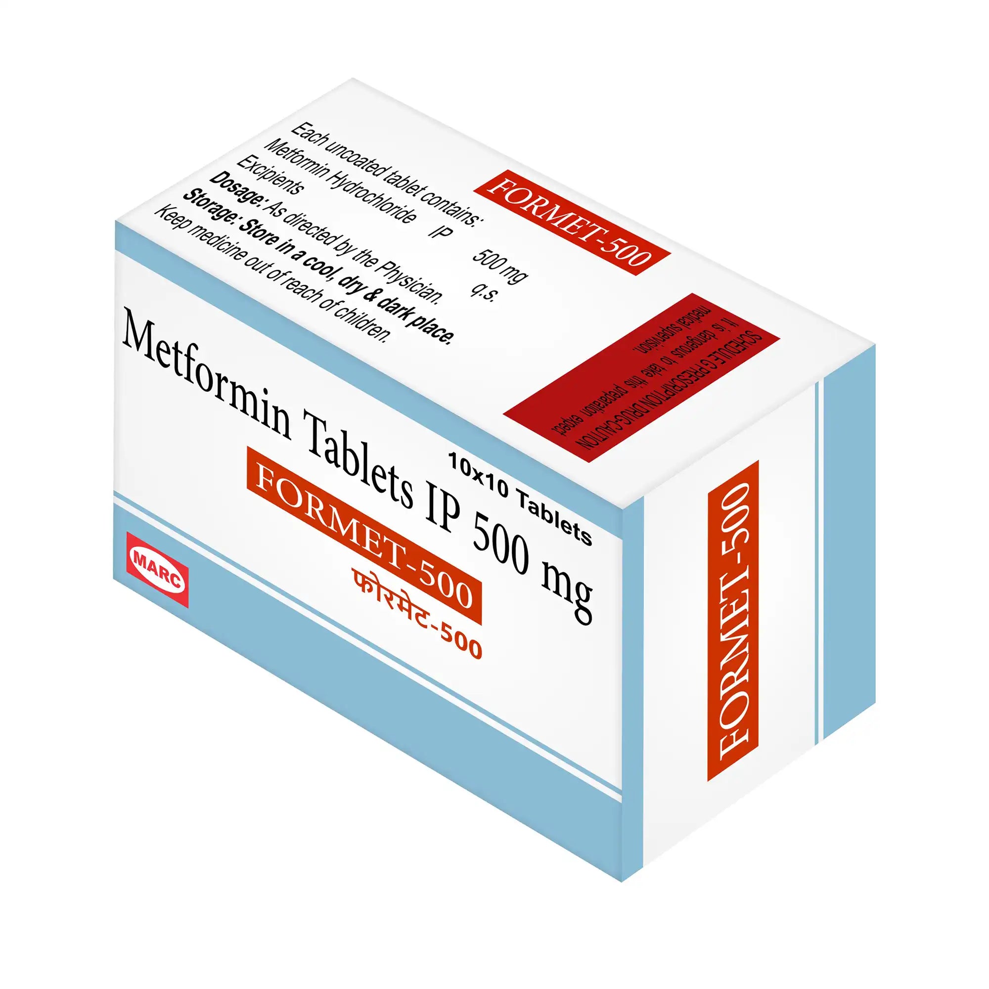 Formet-500 Metformin 500mg Tablet – Type 2 Diabetes & Blood Sugar Management