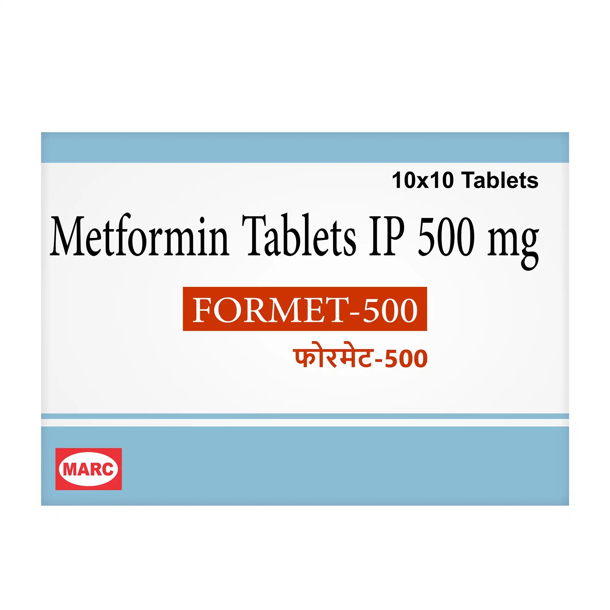 Formet-500 Metformin 500mg Tablet – Type 2 Diabetes & Blood Sugar Management