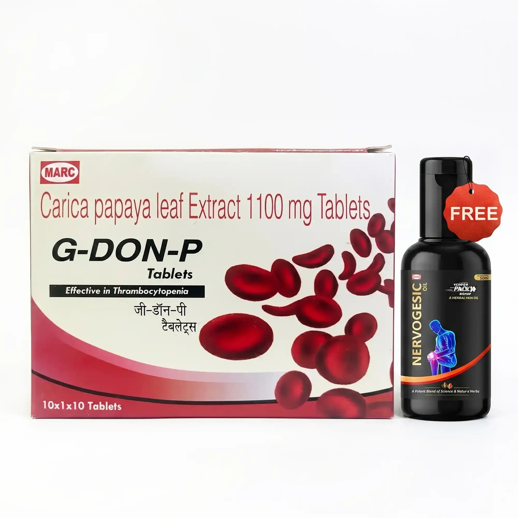 G-Don P Tablets – Papaya Leaf Extract for Dengue & Platelet Recovery