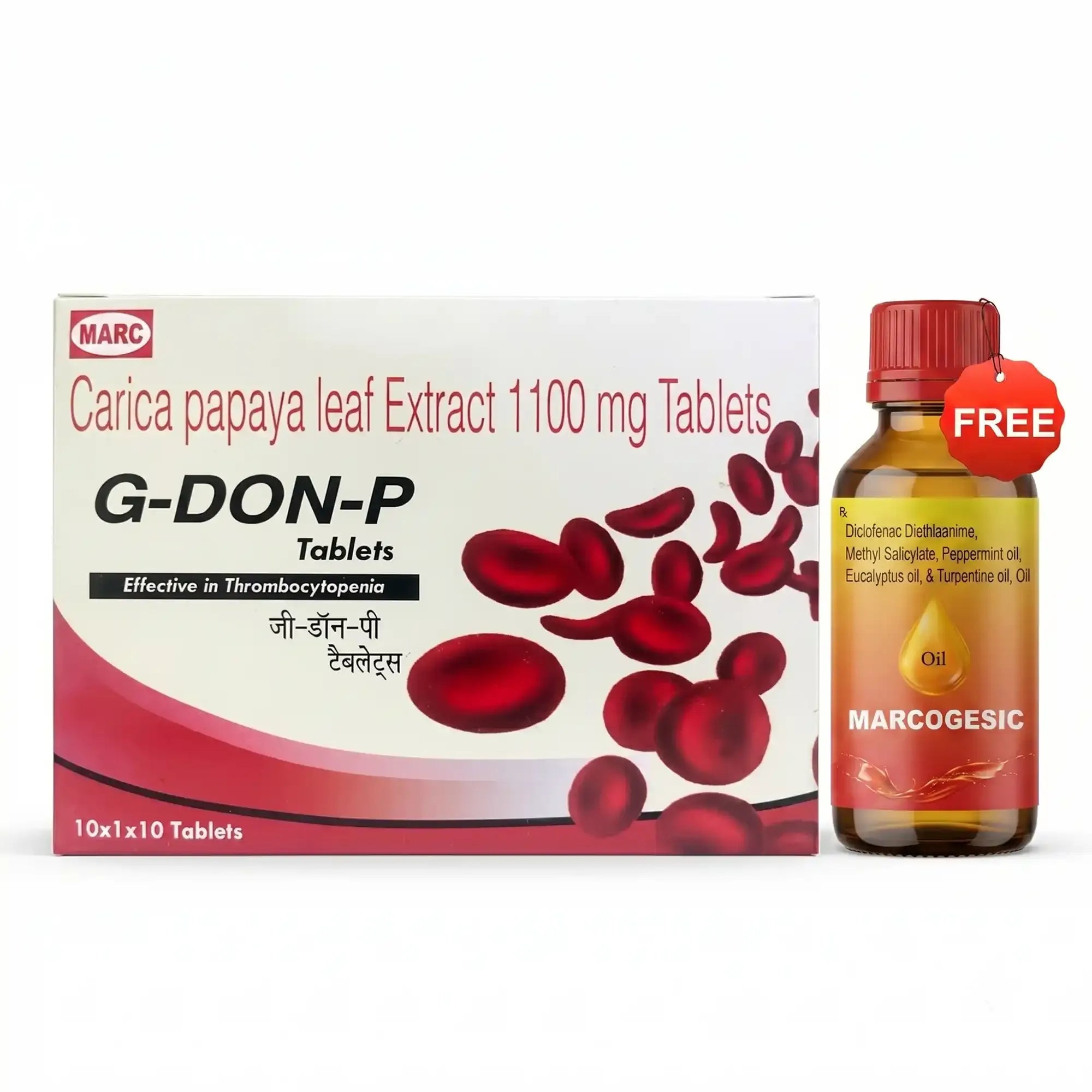 G-Don P Tablets – Papaya Leaf Extract for Dengue & Platelet Recovery