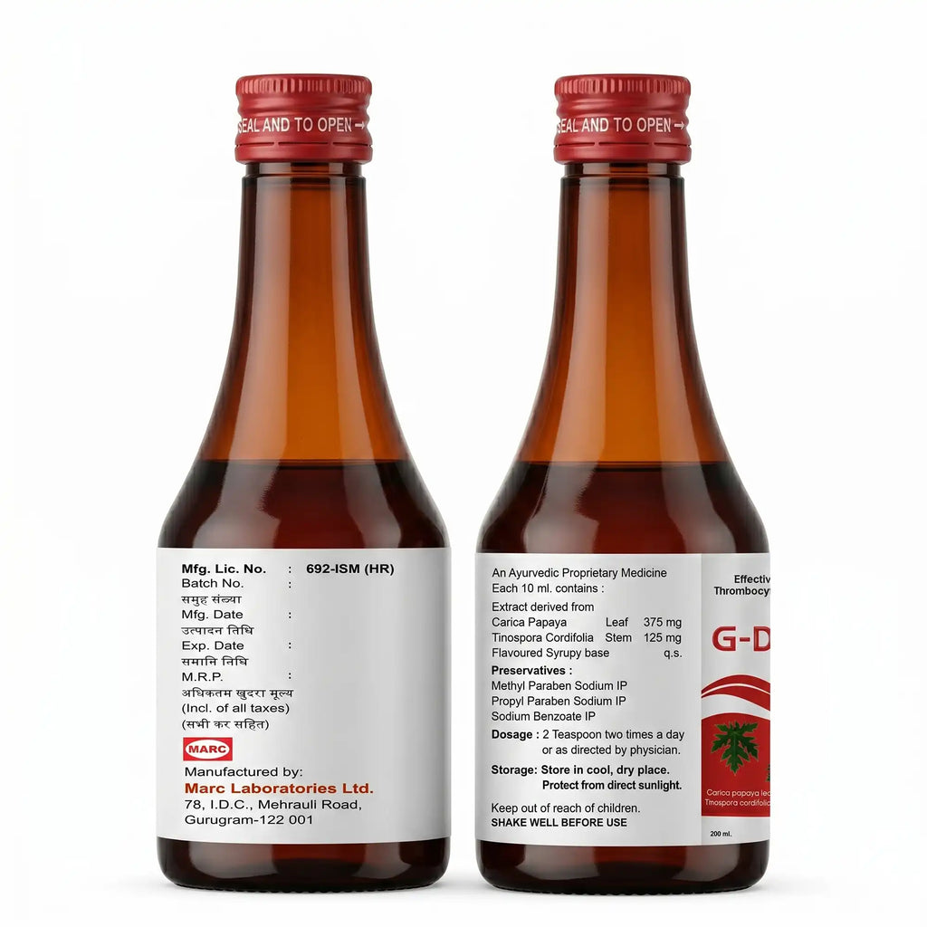 G-don plus syrup-A herbal wellness formulation designed to support immune health, antioxidant protection, overall vitality, healthy recovery, and general well-being with the goodness of traditional botanical extracts.