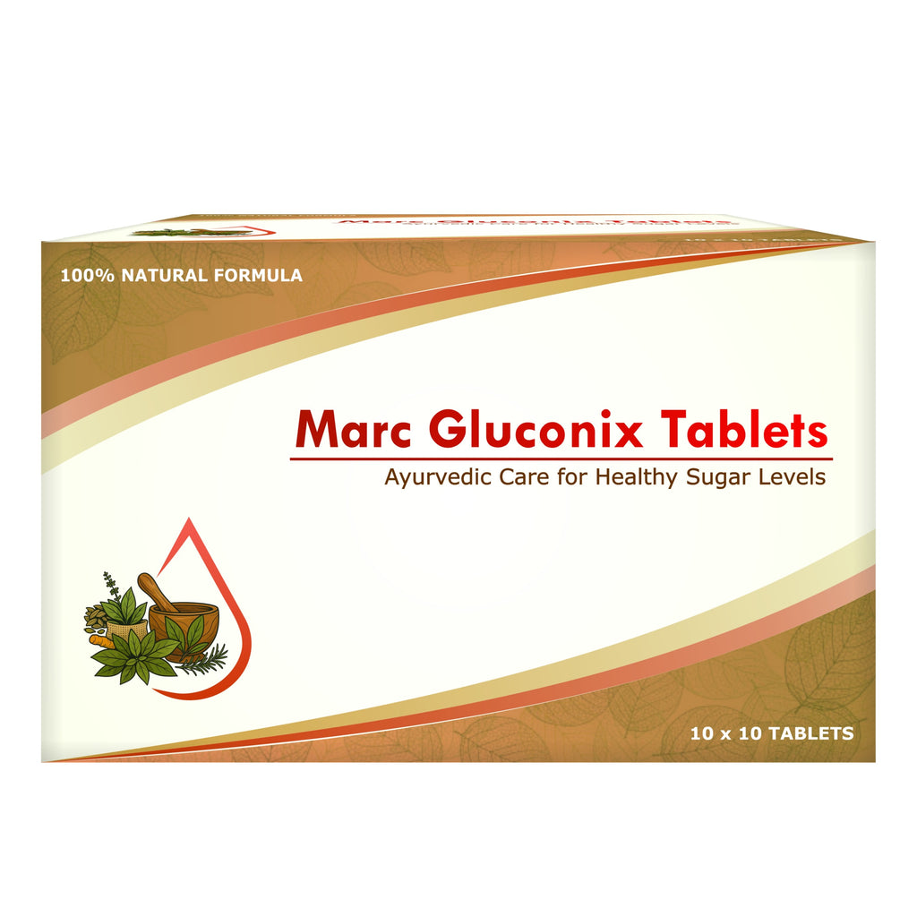 Marc Gluconix Tablets (100 Tablets) – Ayurvedic Formula for Daily Sugar Balance & Metabolic Support