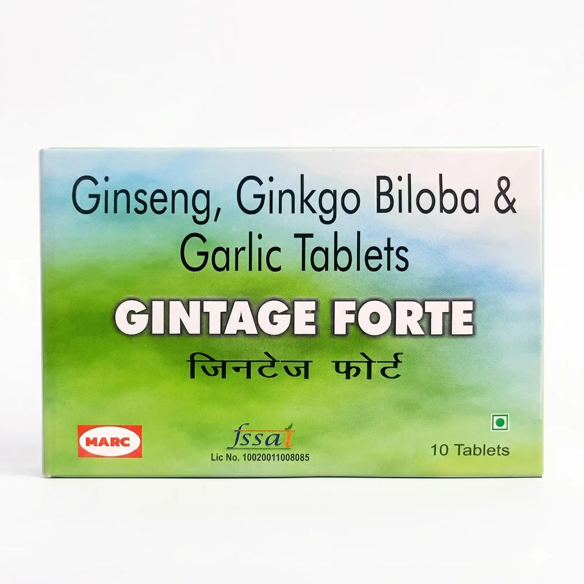 Gintage Forte-A herbal nutritional supplement formulated with Ginseng, Ginkgo Biloba, and Garlic to support cognitive function, heart health, circulation, immunity, energy, antioxidant protection, and overall wellness.