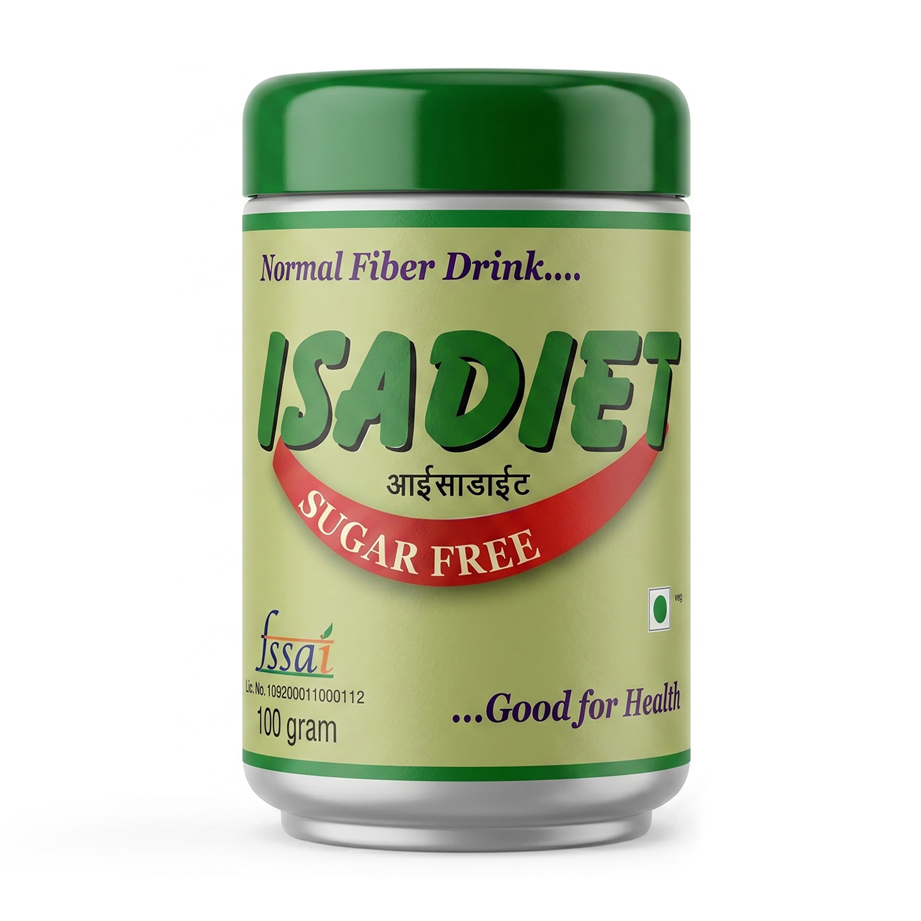 Isadiet Sugar Free Natural Herbal Fiber Powder – Constipation & Digestive Health