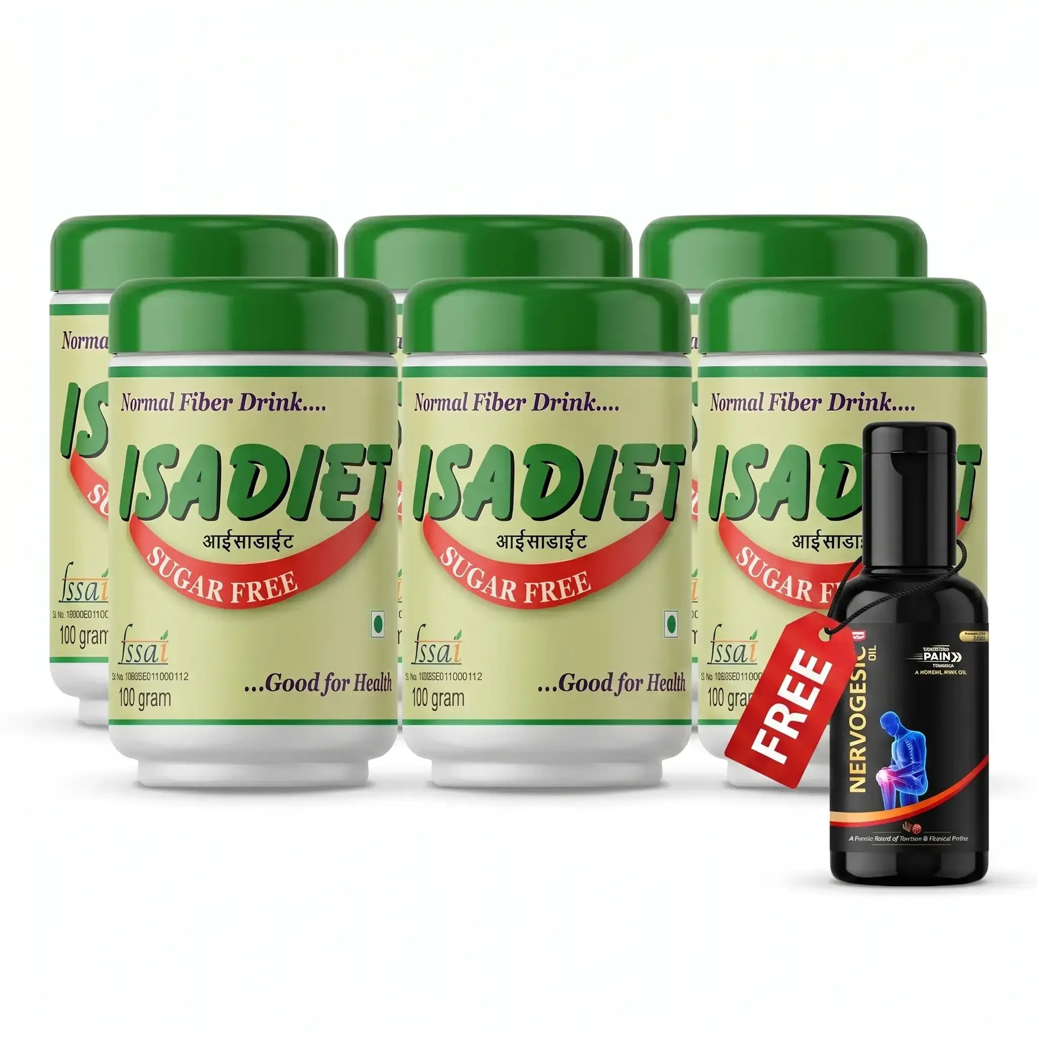 Isadiet Sugar Free Fiber Supplement Powder – Digestive Health, Gut Wellness & Sugar-Free Nutrition