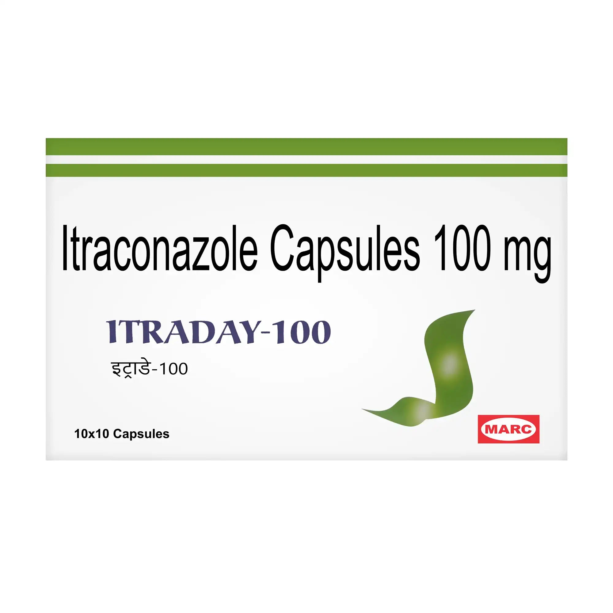 Itraday-100 Itraconazole Tablet – Fungal Infection Treatment for Skin, Nail & Body