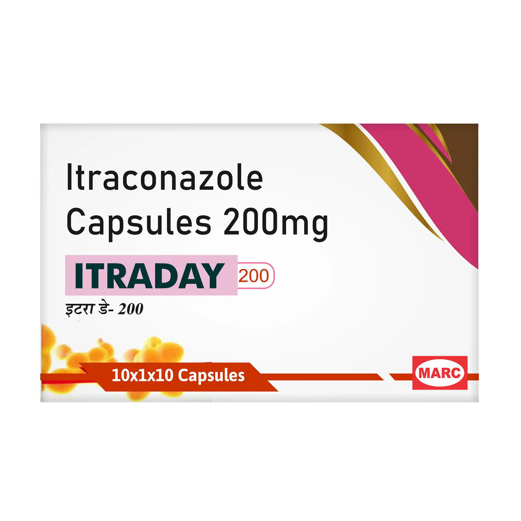 Itraday 200 Capsule – Powerful Antifungal Treatment for Skin & Systemic Infections