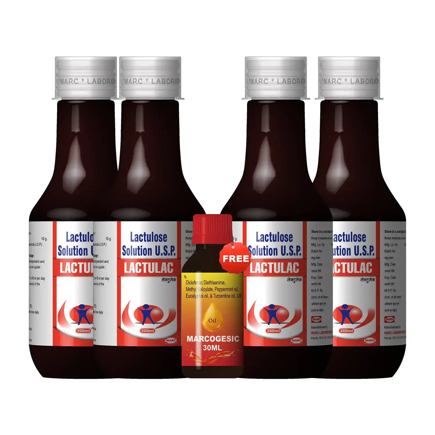 Lactulac Syrup 200ml – Lactulose Laxative Syrup for Constipation Relief