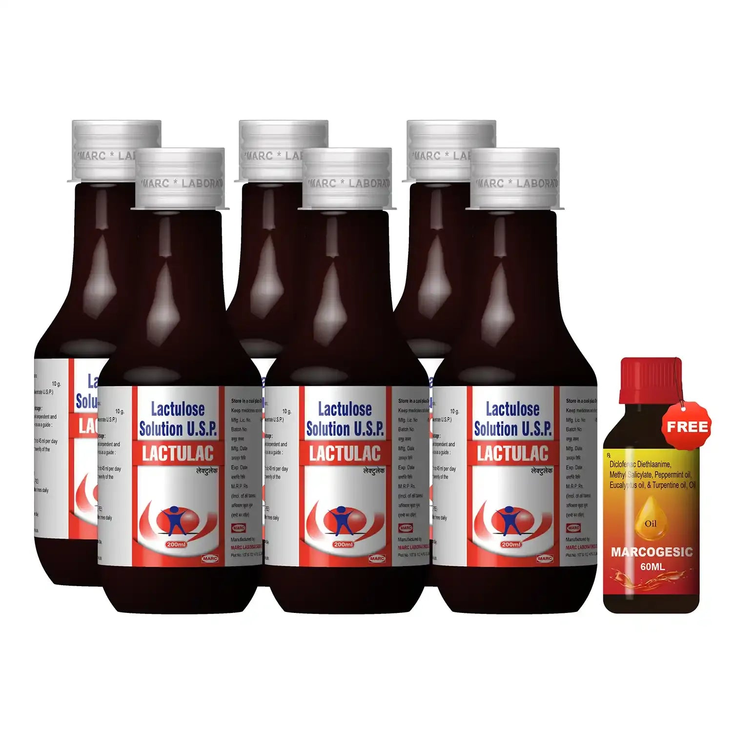 Lactulac Syrup 200ml – Lactulose Laxative Syrup for Constipation Relief