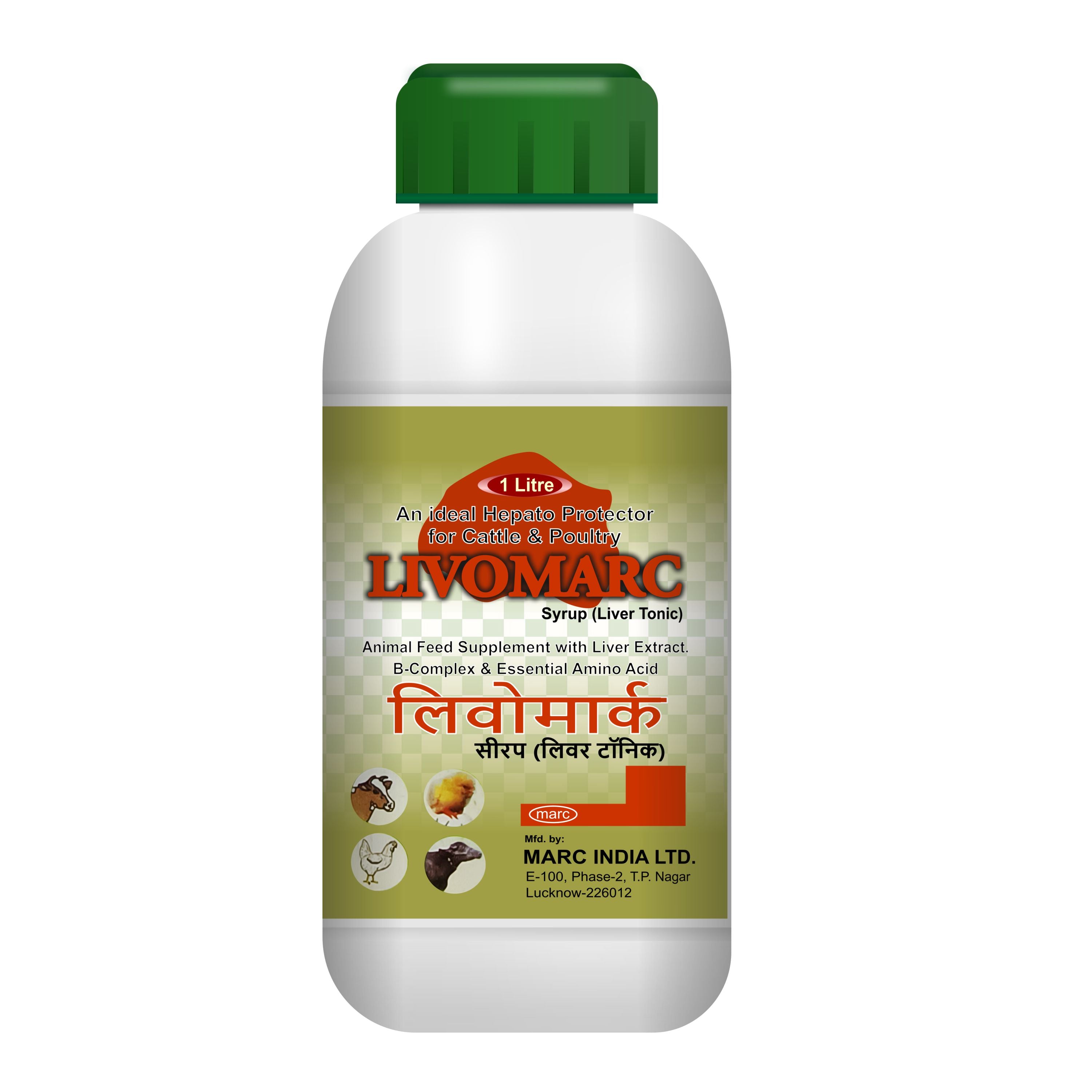 Marc Livomarc Syrup 1Lt – Advanced Veterinary Liver Tonic for Optimal Liver Health
