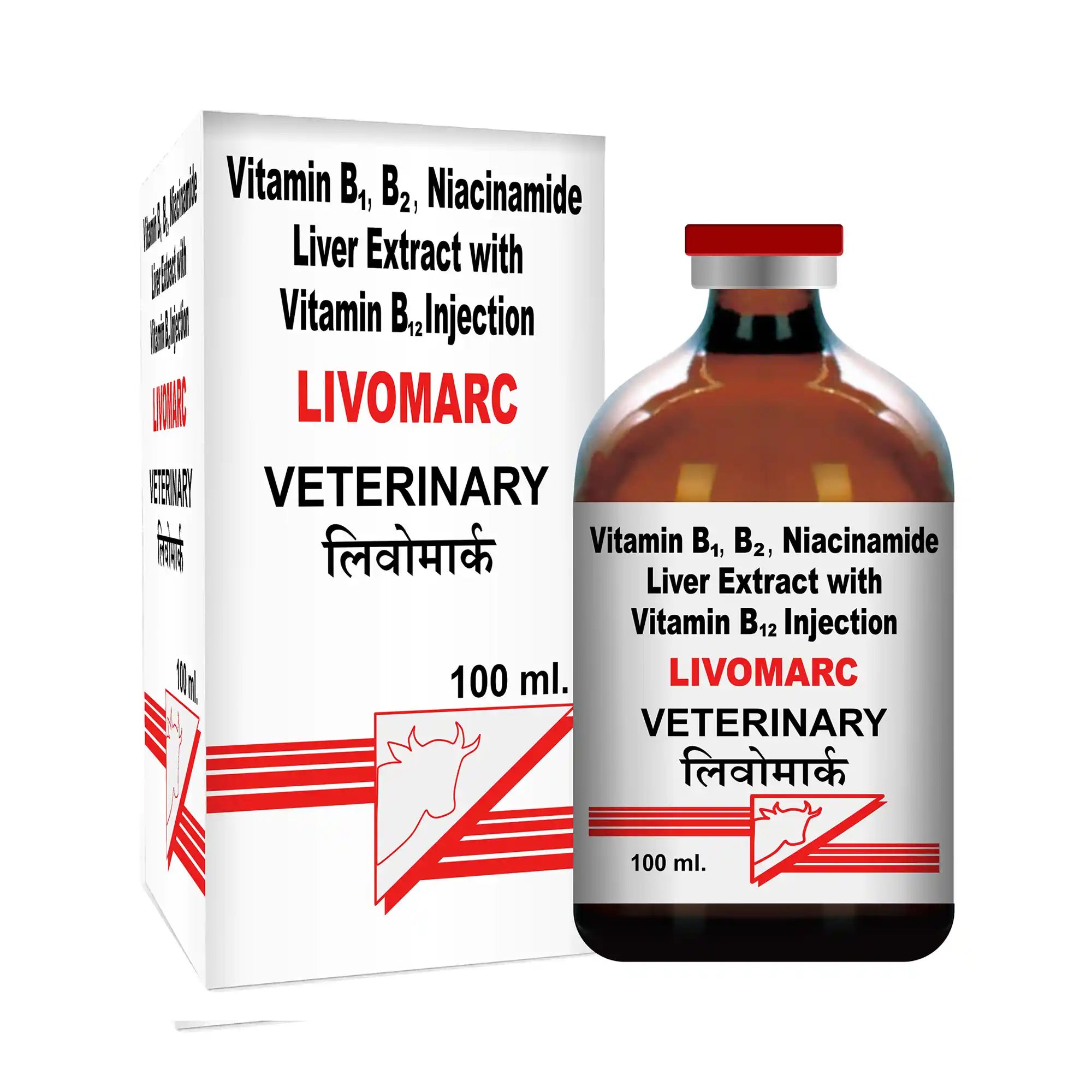 Livomarc Veterinary Liver Injection 100ml – Bulk Injectable Liver Support for Livestock