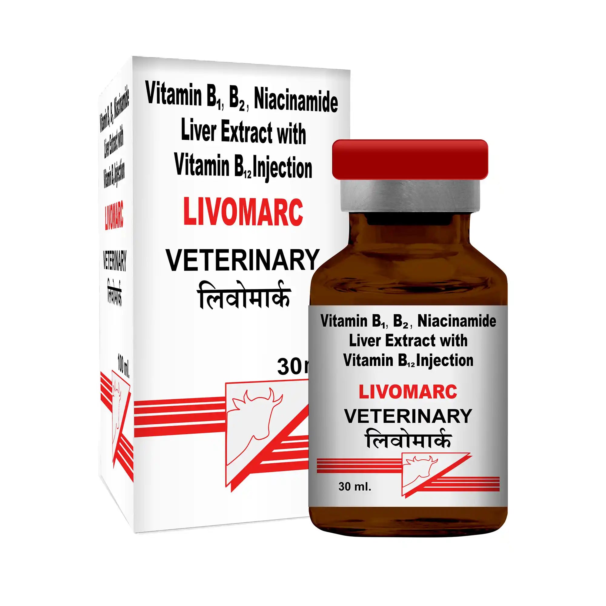 Livomarc Veterinary Liver Injection 30ml – Injectable Liver Support for Sick or Debilitated Livestock