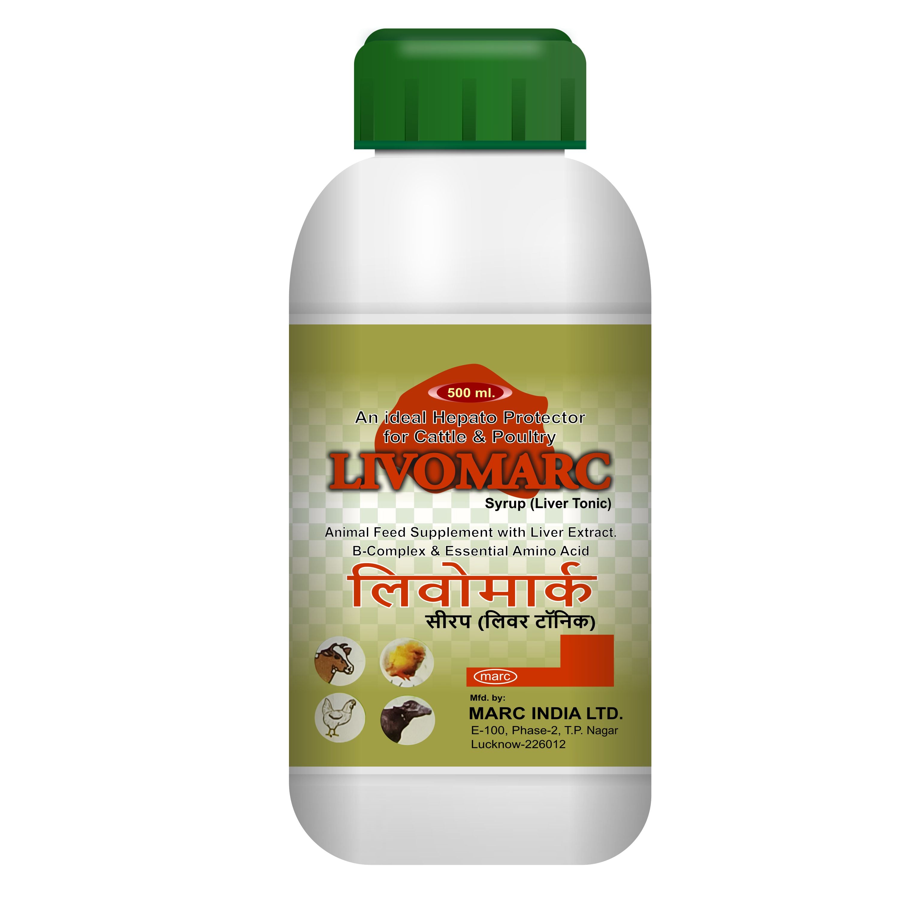 Marc Livomarc Syrup 500ml – Advanced Veterinary Liver Tonic for Optimal Liver Health