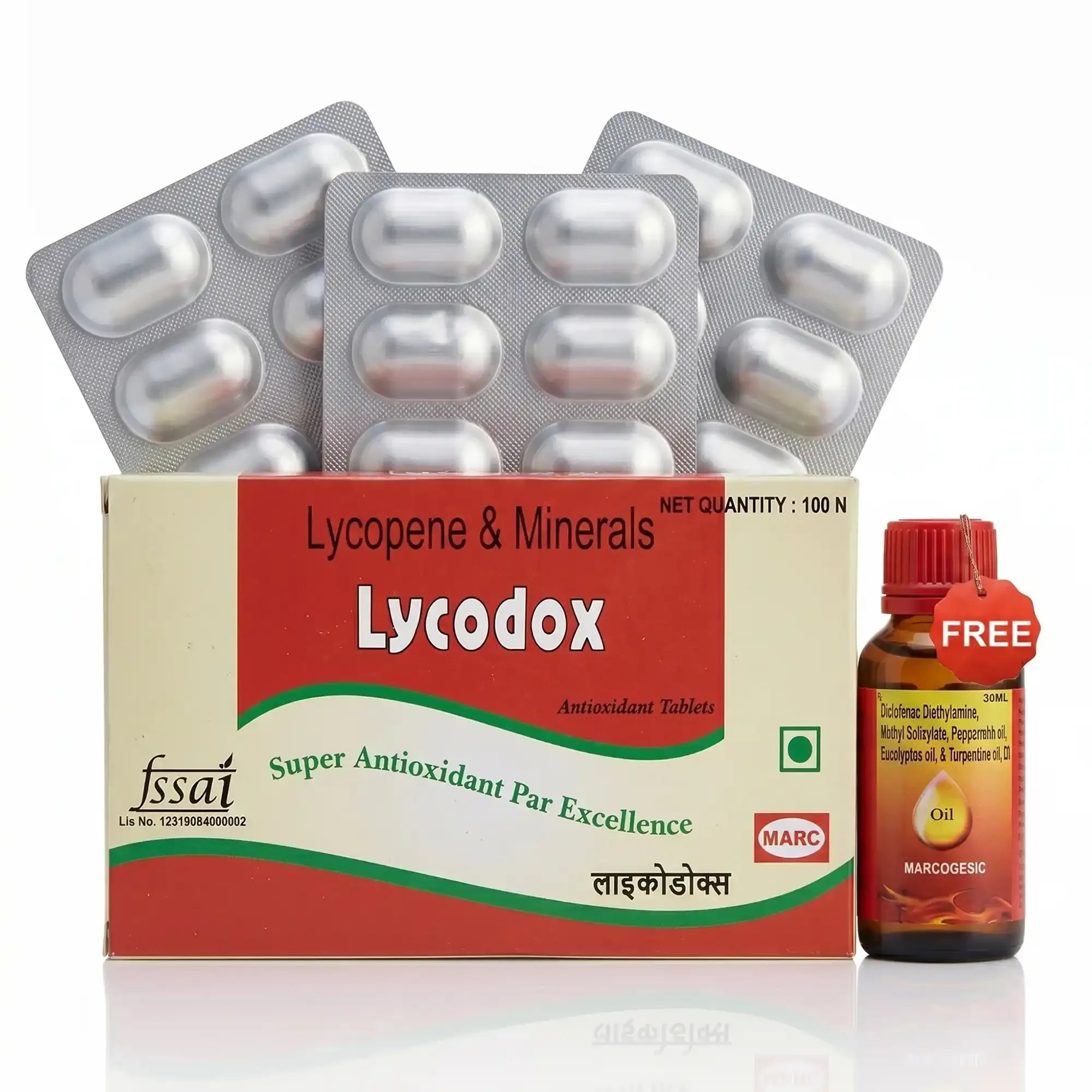 Lycodox Lycopene, Zinc & Antioxidant Tablet – Prostate Health, Skin Protection & Heart Care
