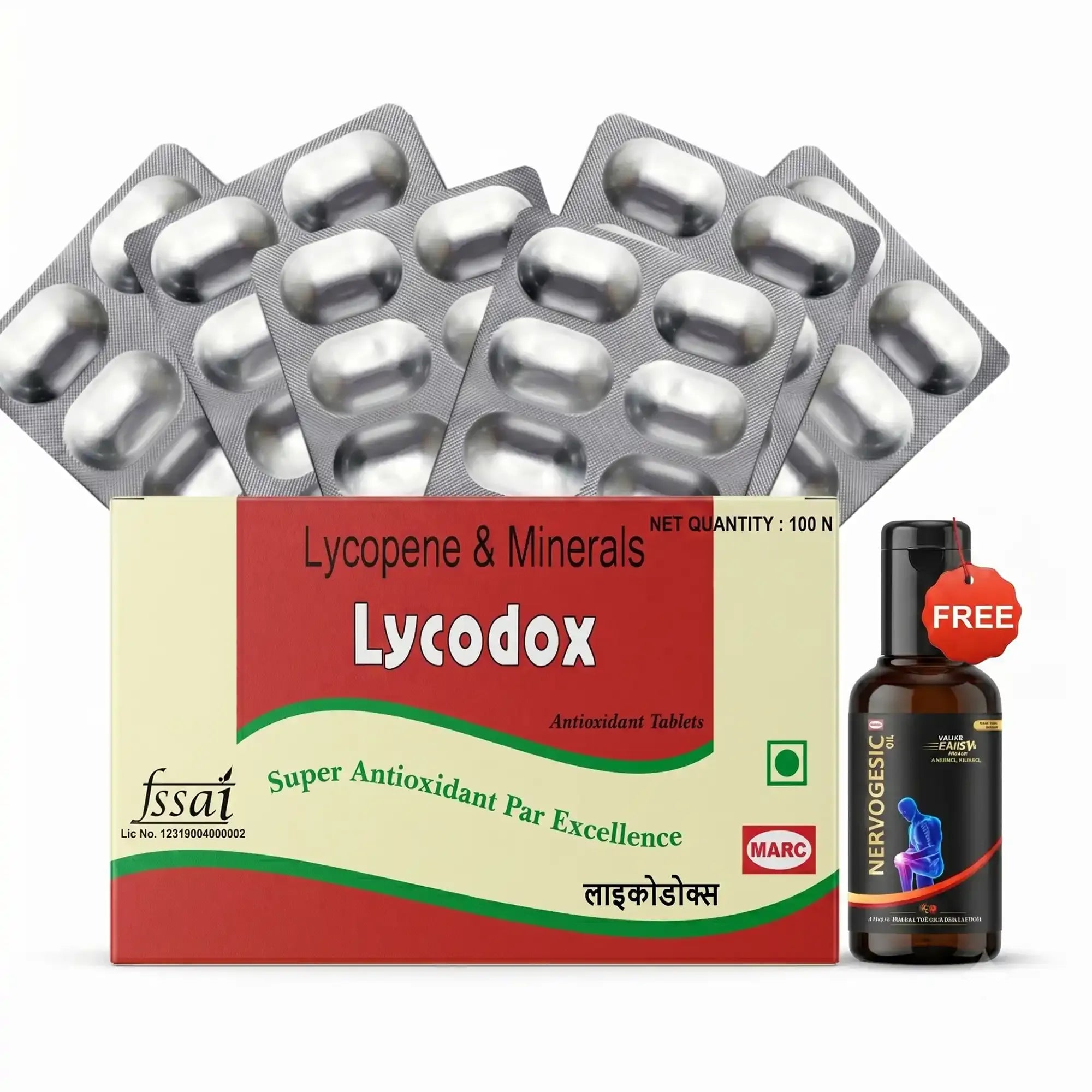 Lycodox Lycopene, Zinc & Antioxidant Tablet – Prostate Health, Skin Protection & Heart Care