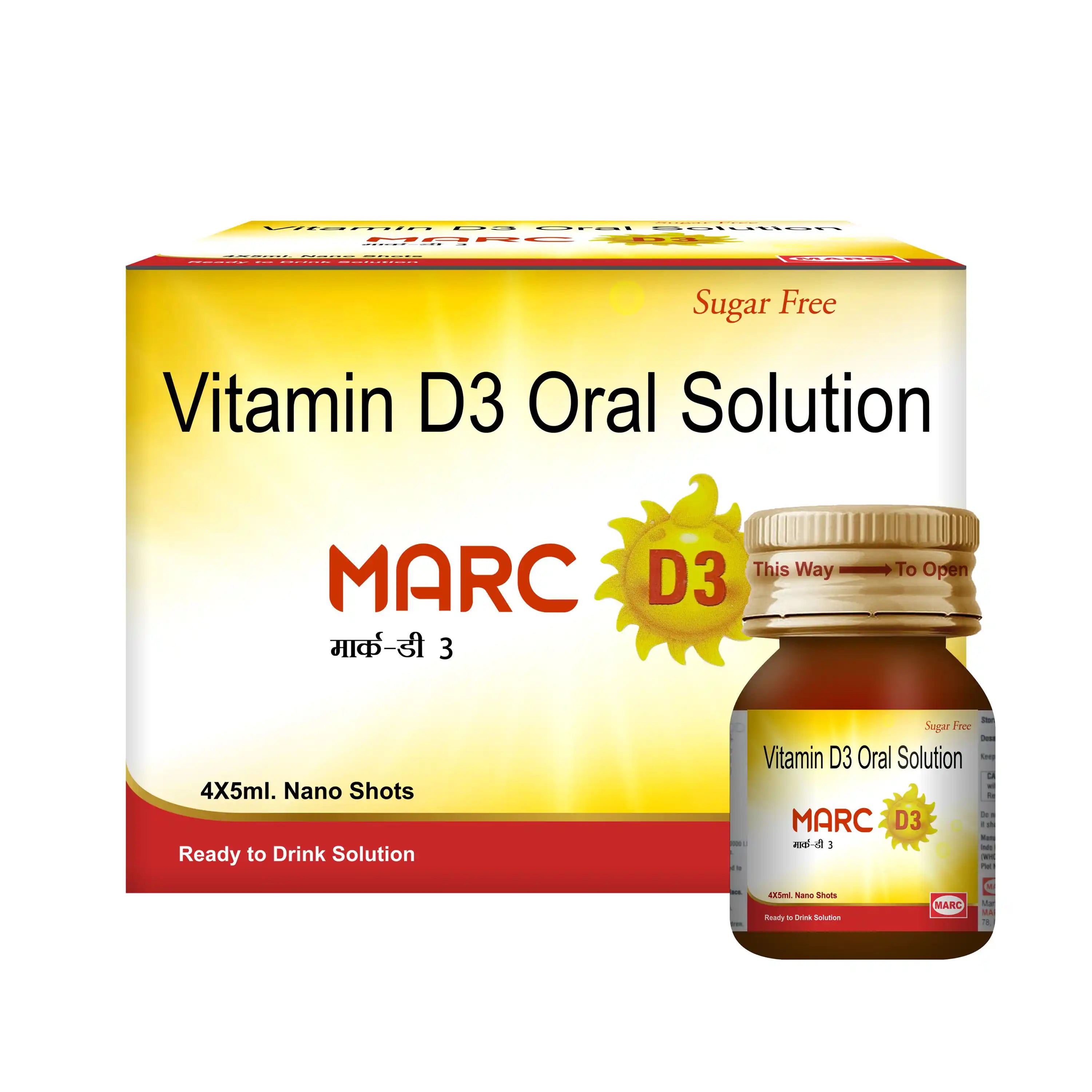 Cholical D3 Oral Solution Nano Shot – Fast-Absorbing Liquid Vitamin D3 Supplement