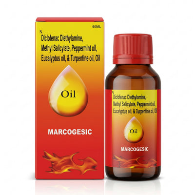 Marcogesic Body Pain Relief Oil 60ml – Joint, Muscle & Back Pain
