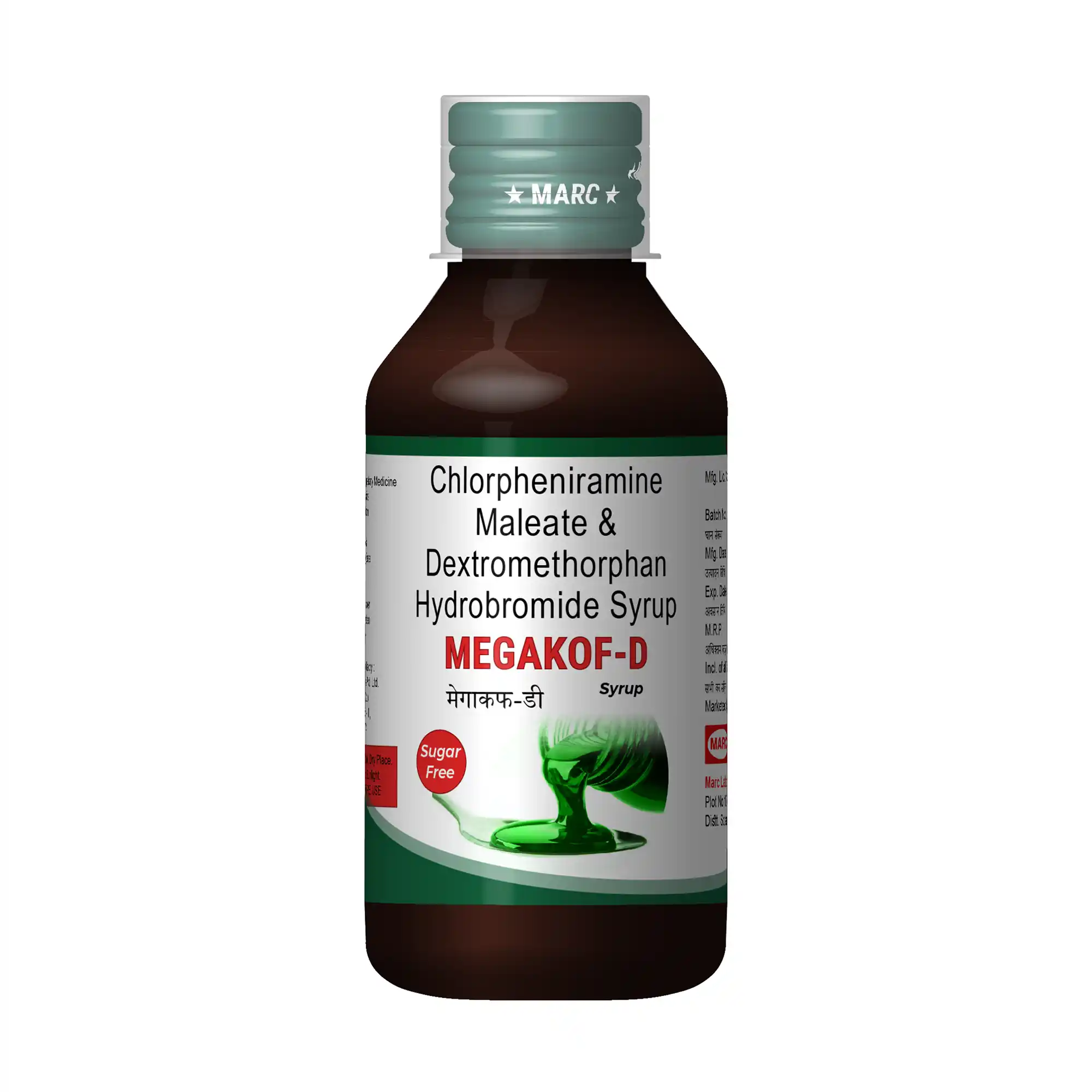 Megakof-D Dry Cough & Allergy Relief Syrup – Cold, Runny Nose & Throat Irritation