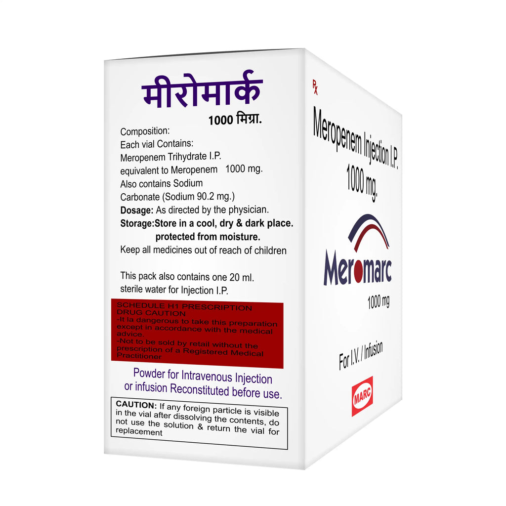 Meromarc Meropenem Injection – ICU-Grade Carbapenem Antibiotic for Drug-Resistant Infections