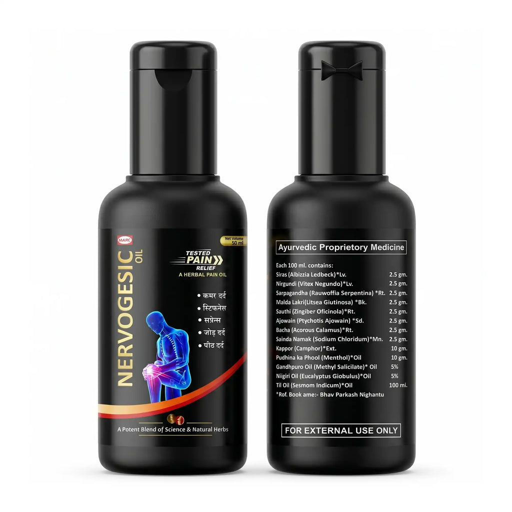 Nervogesic Oil – Ayurvedic Therapeutic Oil for Nerve & Joint Pain Relief