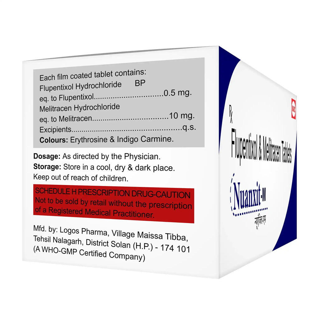 Nuanxit-M Etizolam & Melatonin Tablet – Anxiety, Insomnia & Sleep Disorder Relief